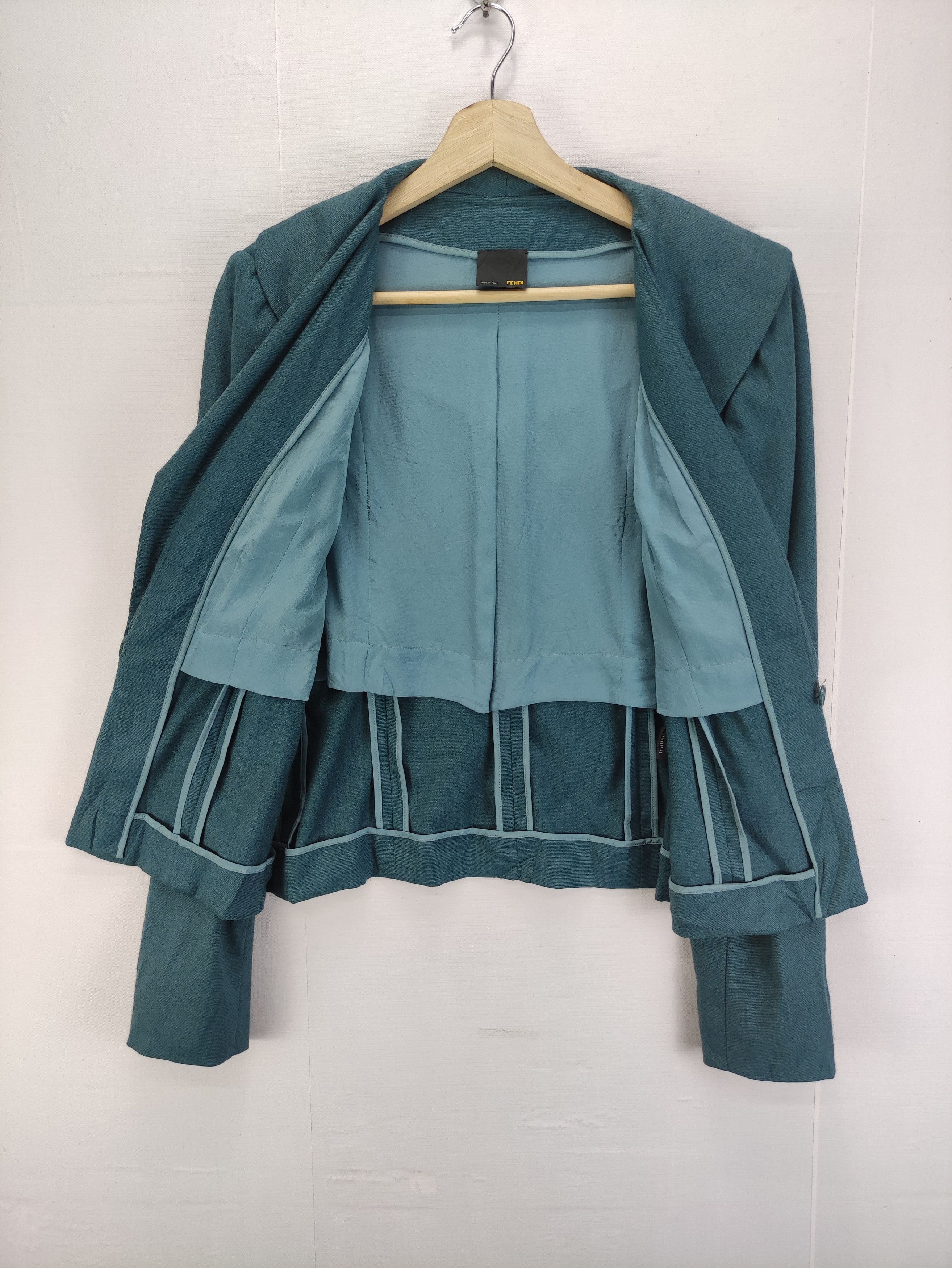 Fendi Fendi Cardigan Coat Blazer Jacket Size S / US 4 / IT 40 - 4 Thumbnail