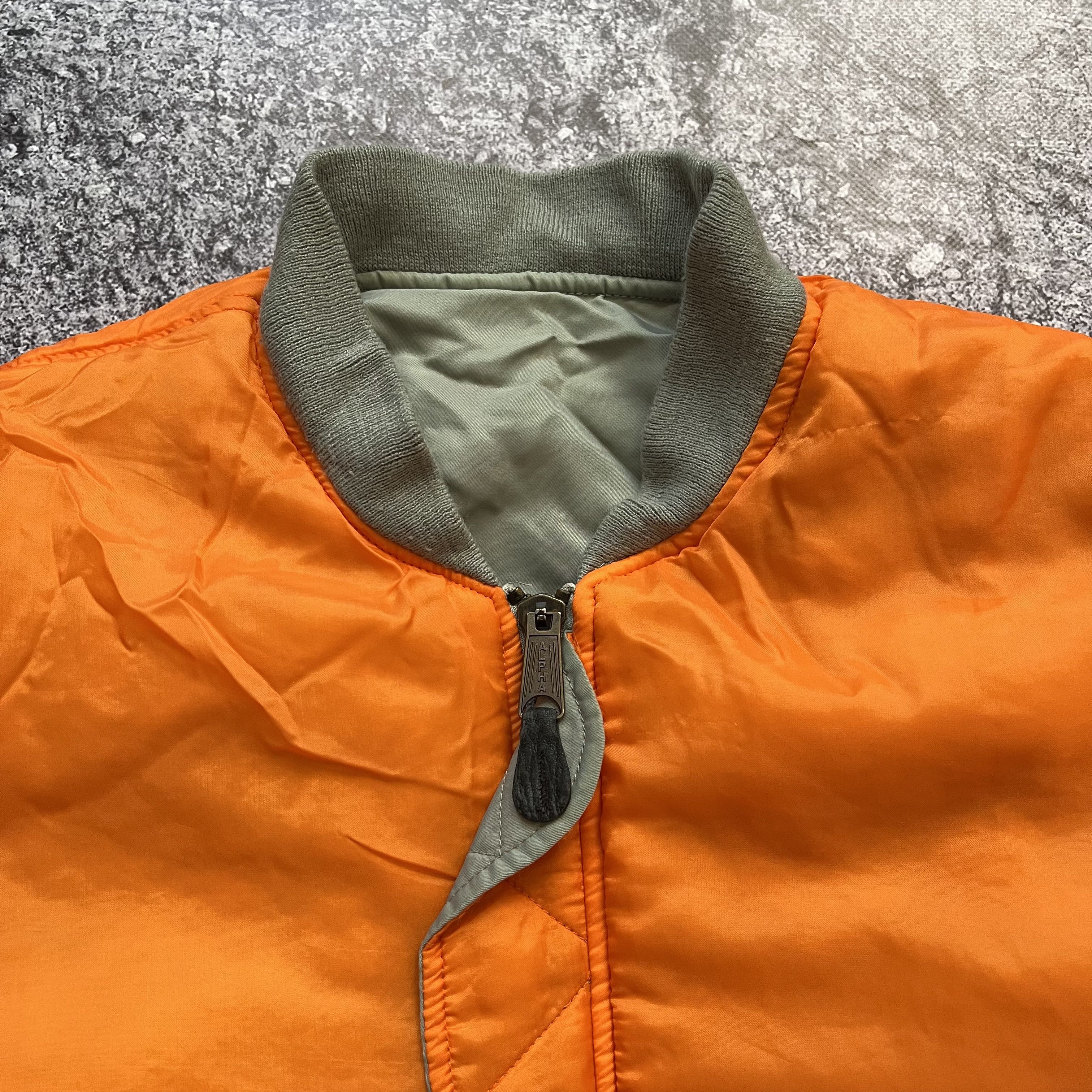 Alpha Industries Vintage Alpha Industries MA 1 Bomber Jacket Size L Size US L / EU 52-54 / 3 - 6 Thumbnail