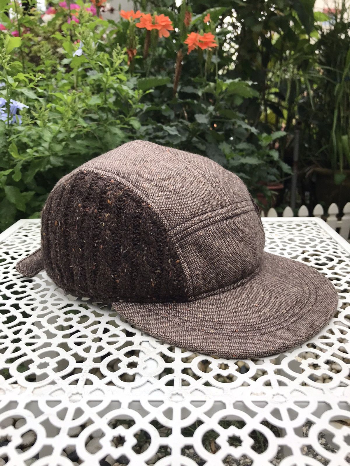 Japanese Brand FOXFIRE TRUE NATURE KNITTING STYLISH 5 PANELS CAP HAT Size ONE SIZE - 5 Thumbnail