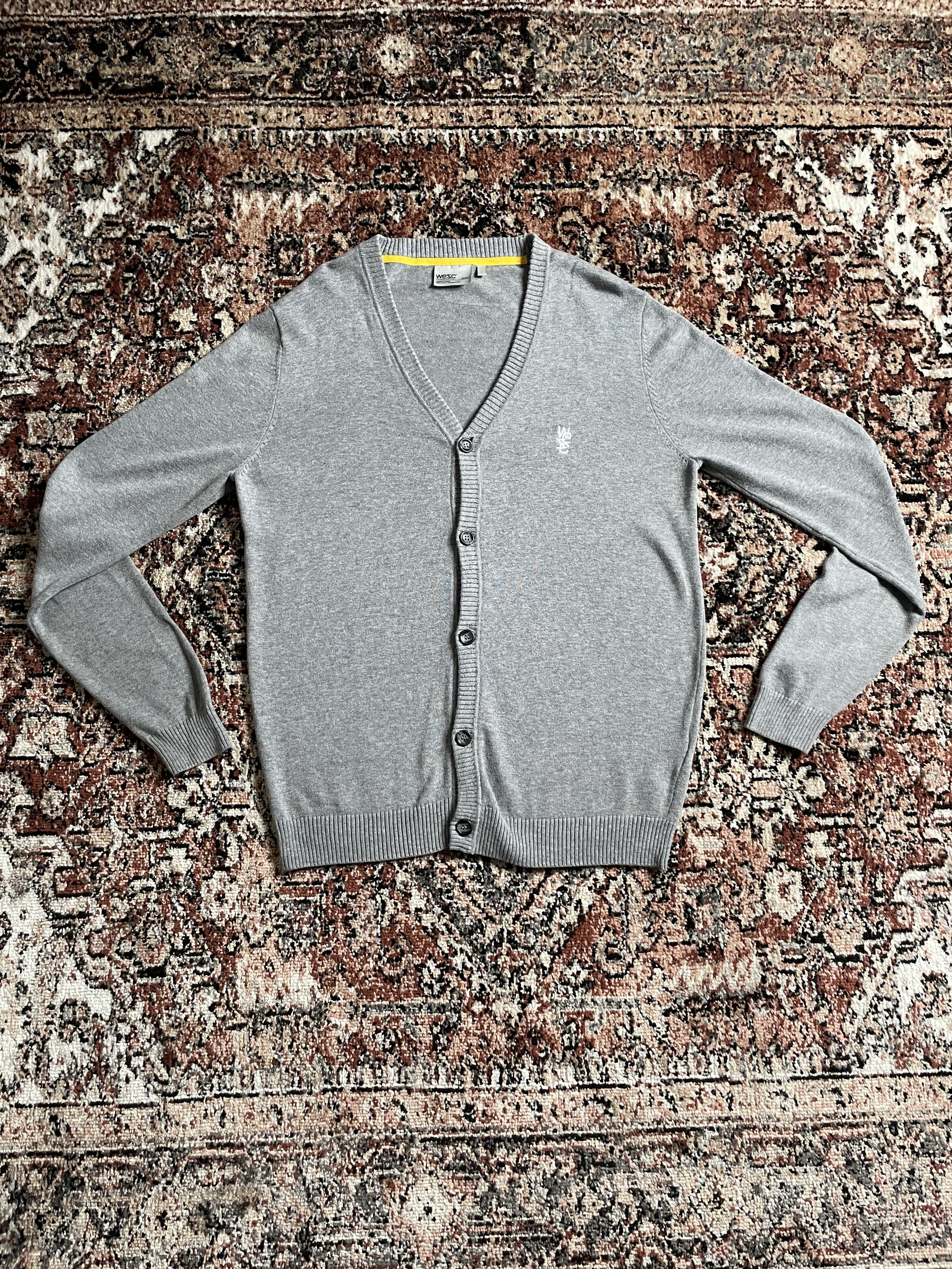 WeSC WeSC - Gray Cardigan Size US S / EU 44-46 / 1 - 1 Thumbnail