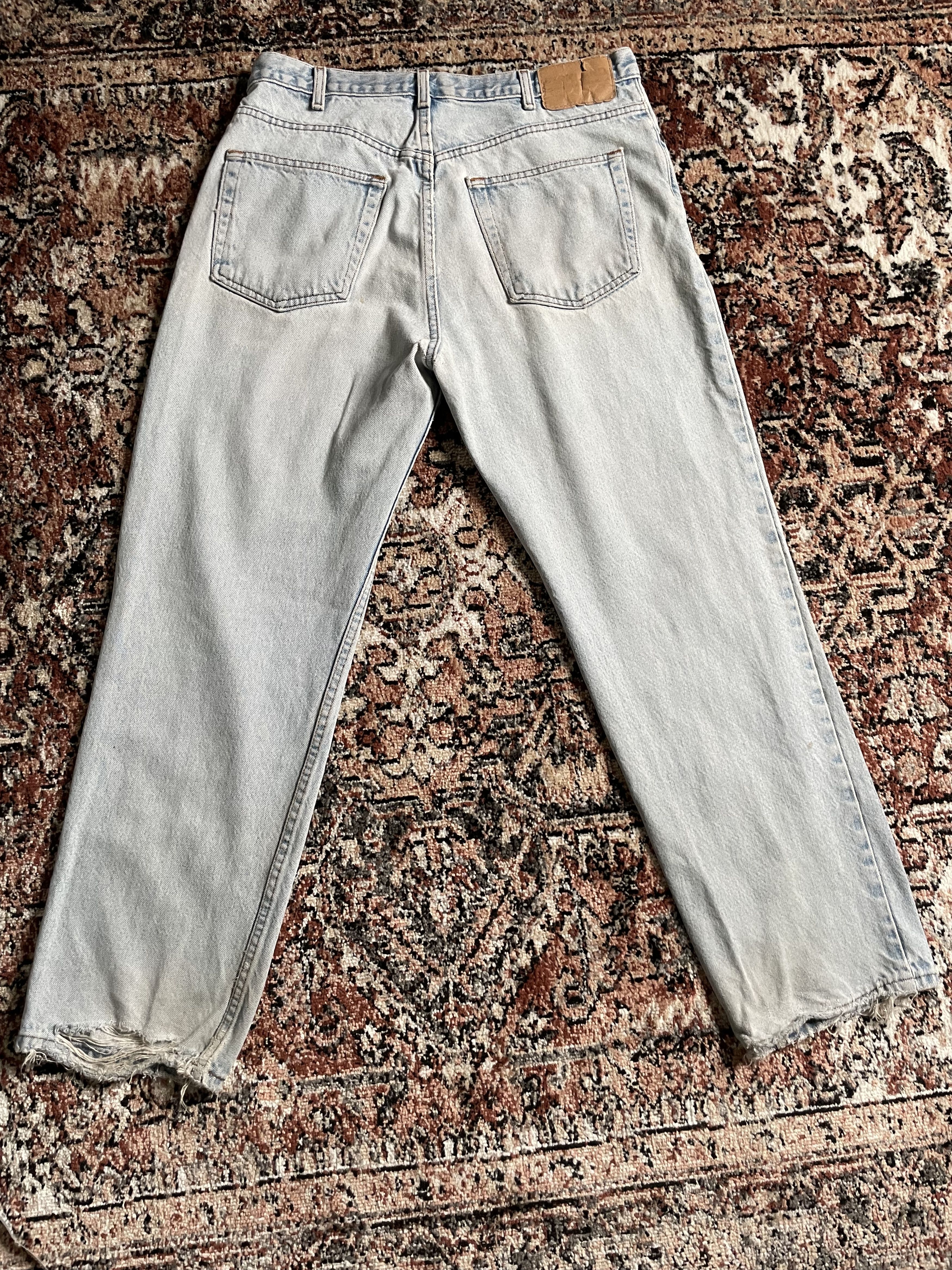 Vintage Vintage - Blue denim jeans Size US 34 / EU 50 - 2 Thumbnail
