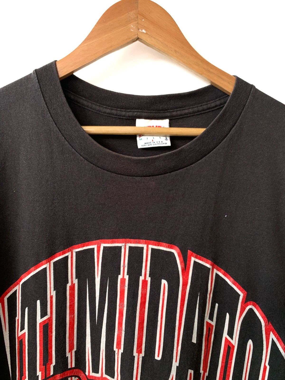 NASCAR Vintage Nutmeg Mills Dale Earnhardt Intimidator Black Size US XL / EU 56 / 4 - 2 Thumbnail