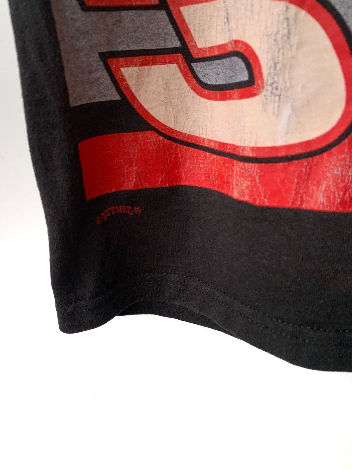 NASCAR Vintage Nutmeg Mills Dale Earnhardt Intimidator Black Size US XL / EU 56 / 4 - 4 Thumbnail