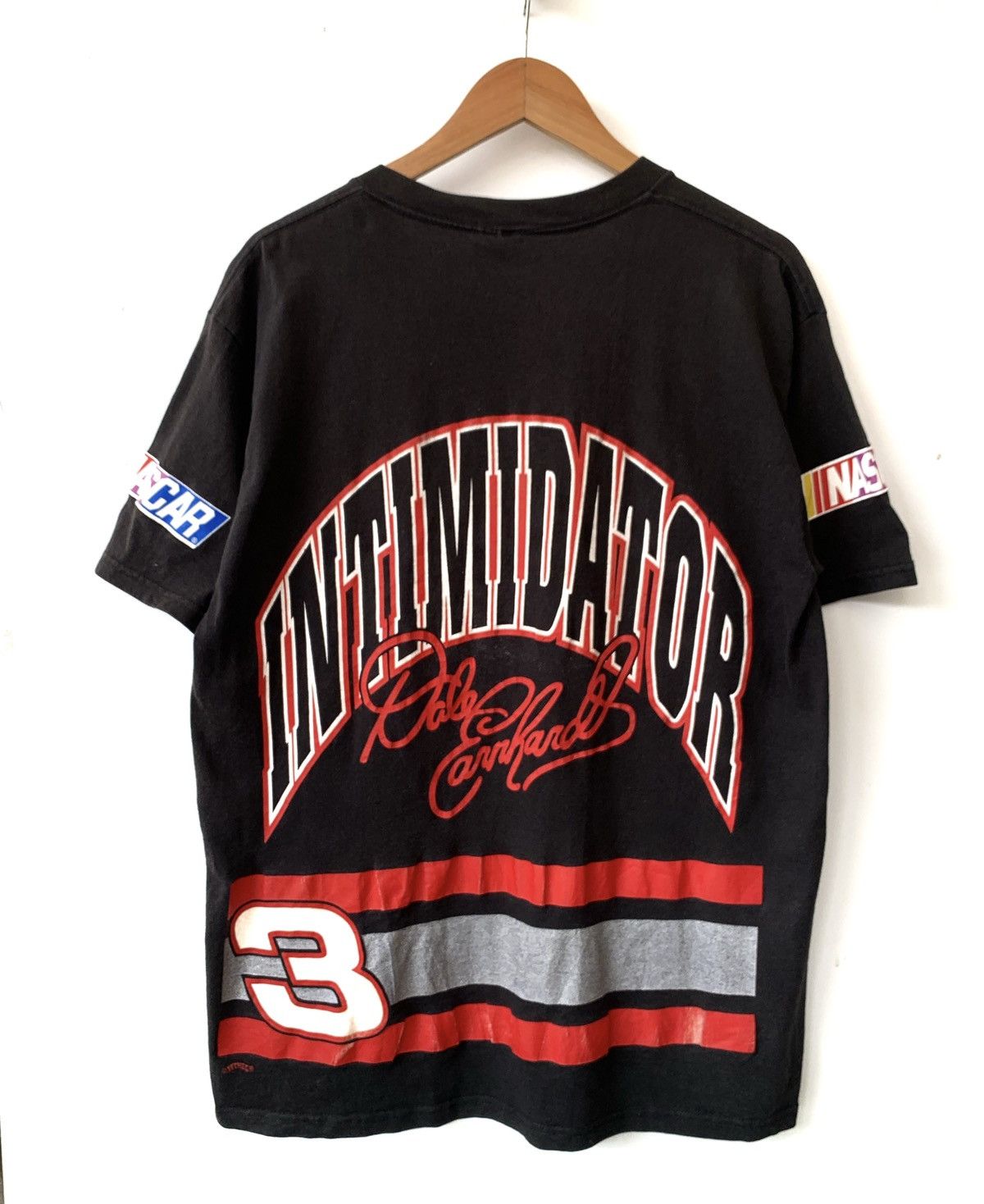 NASCAR Vintage Nutmeg Mills Dale Earnhardt Intimidator Black Size US XL / EU 56 / 4 - 9 Thumbnail