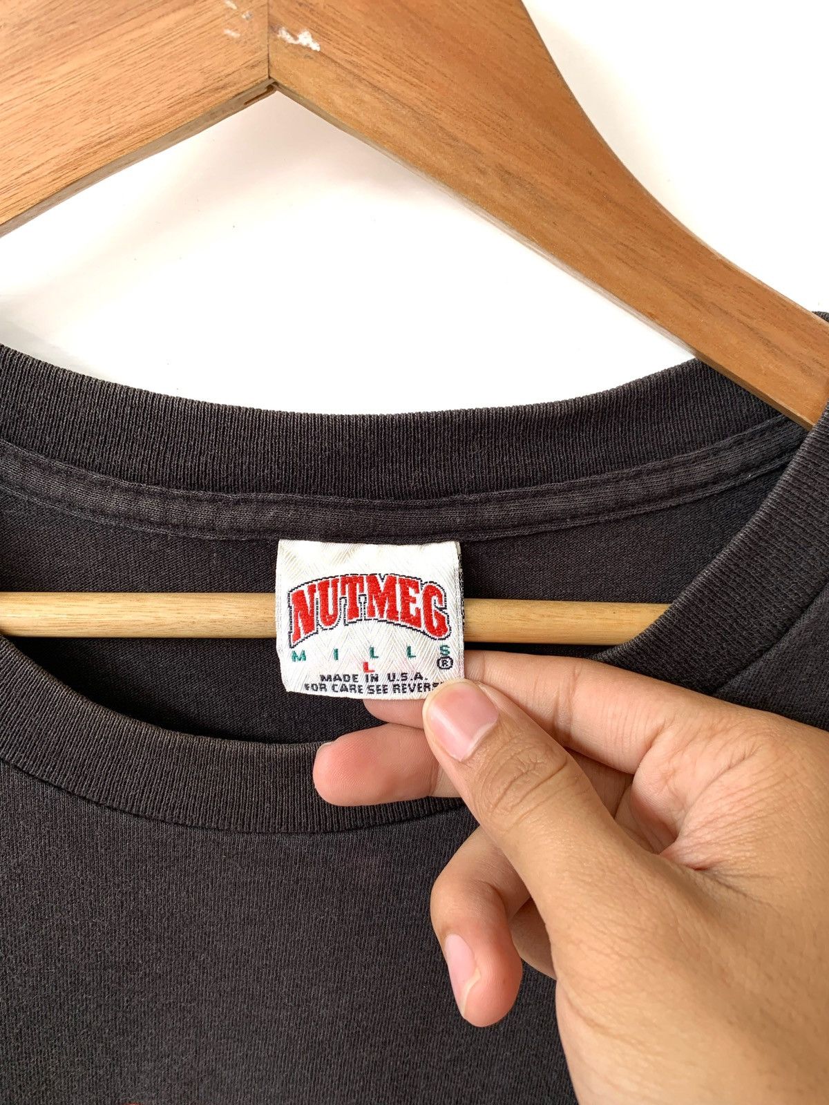 NASCAR Vintage Nutmeg Mills Dale Earnhardt Intimidator Black Size US XL / EU 56 / 4 - 7 Thumbnail