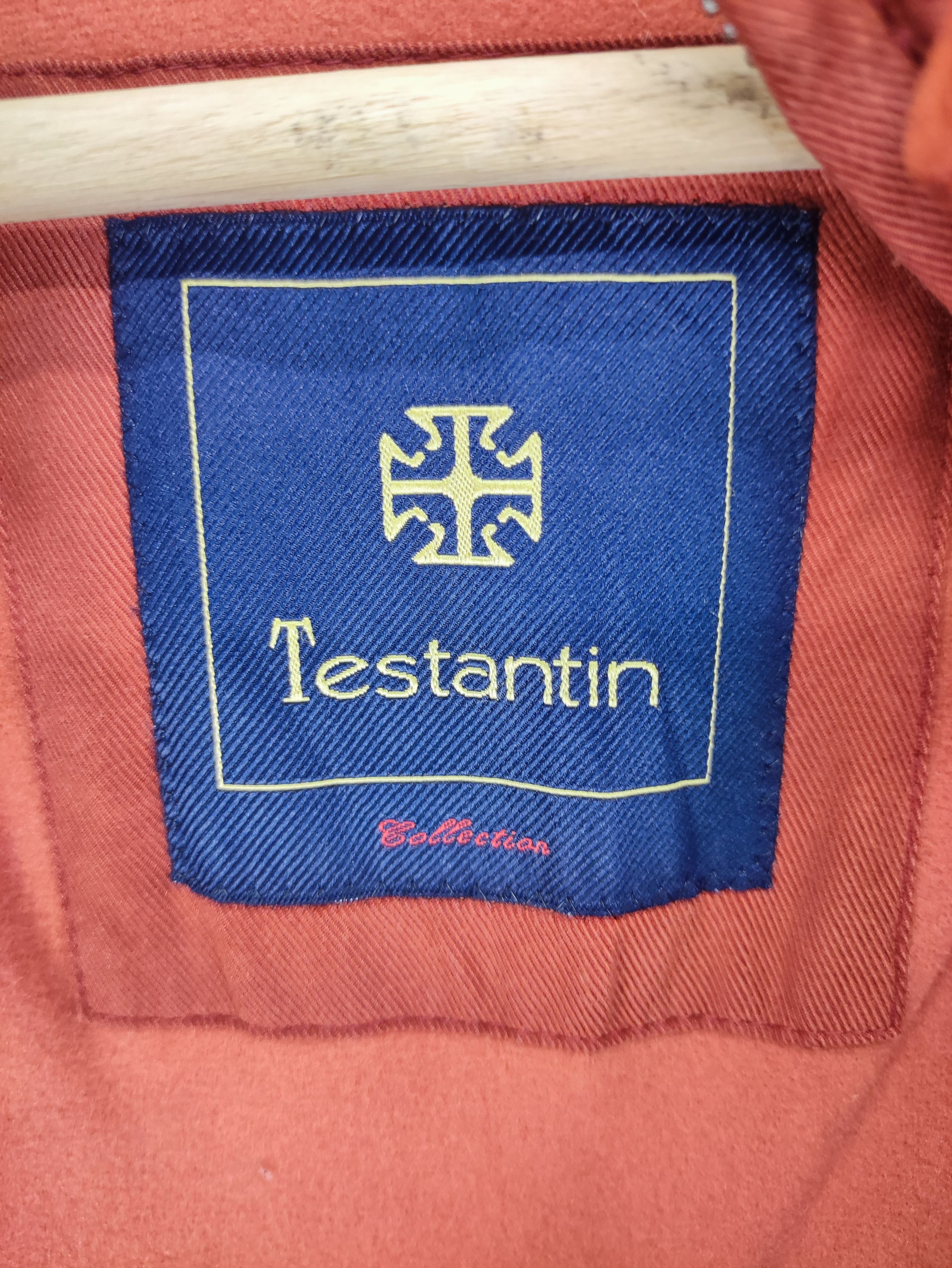 Japanese Brand Vintage Testantin Casual Jacket Zipper Size US L / EU 52-54 / 3 - 6 Thumbnail