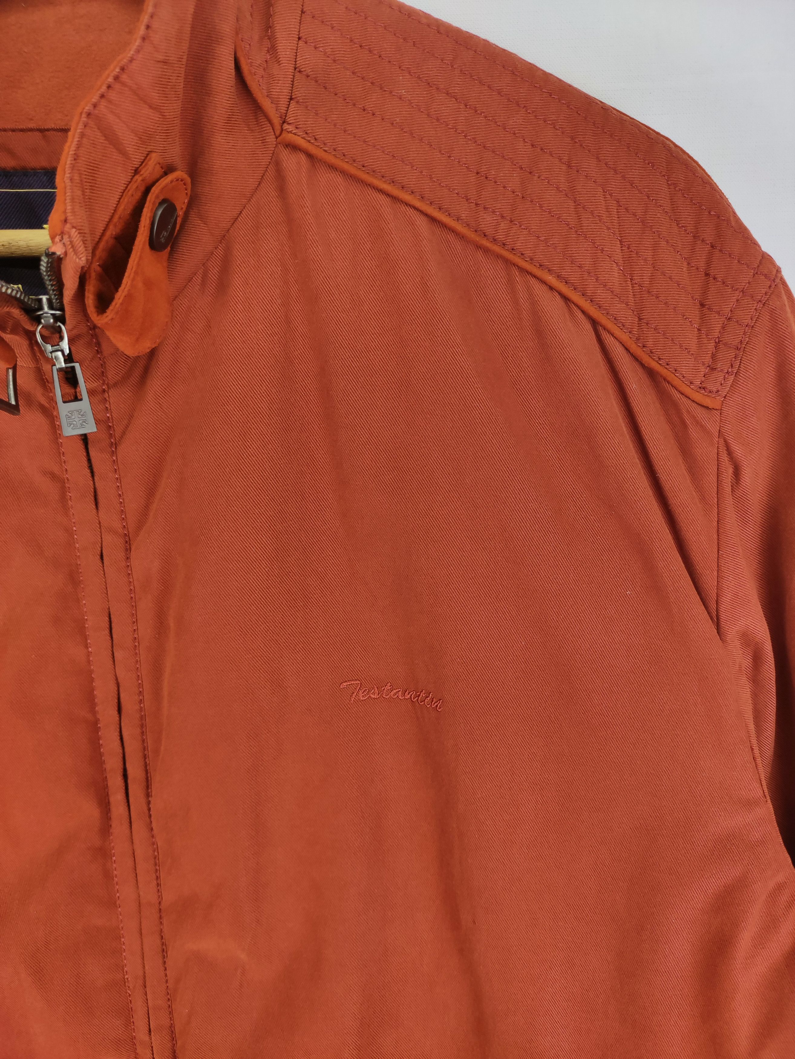 Japanese Brand Vintage Testantin Casual Jacket Zipper Size US L / EU 52-54 / 3 - 2 Thumbnail