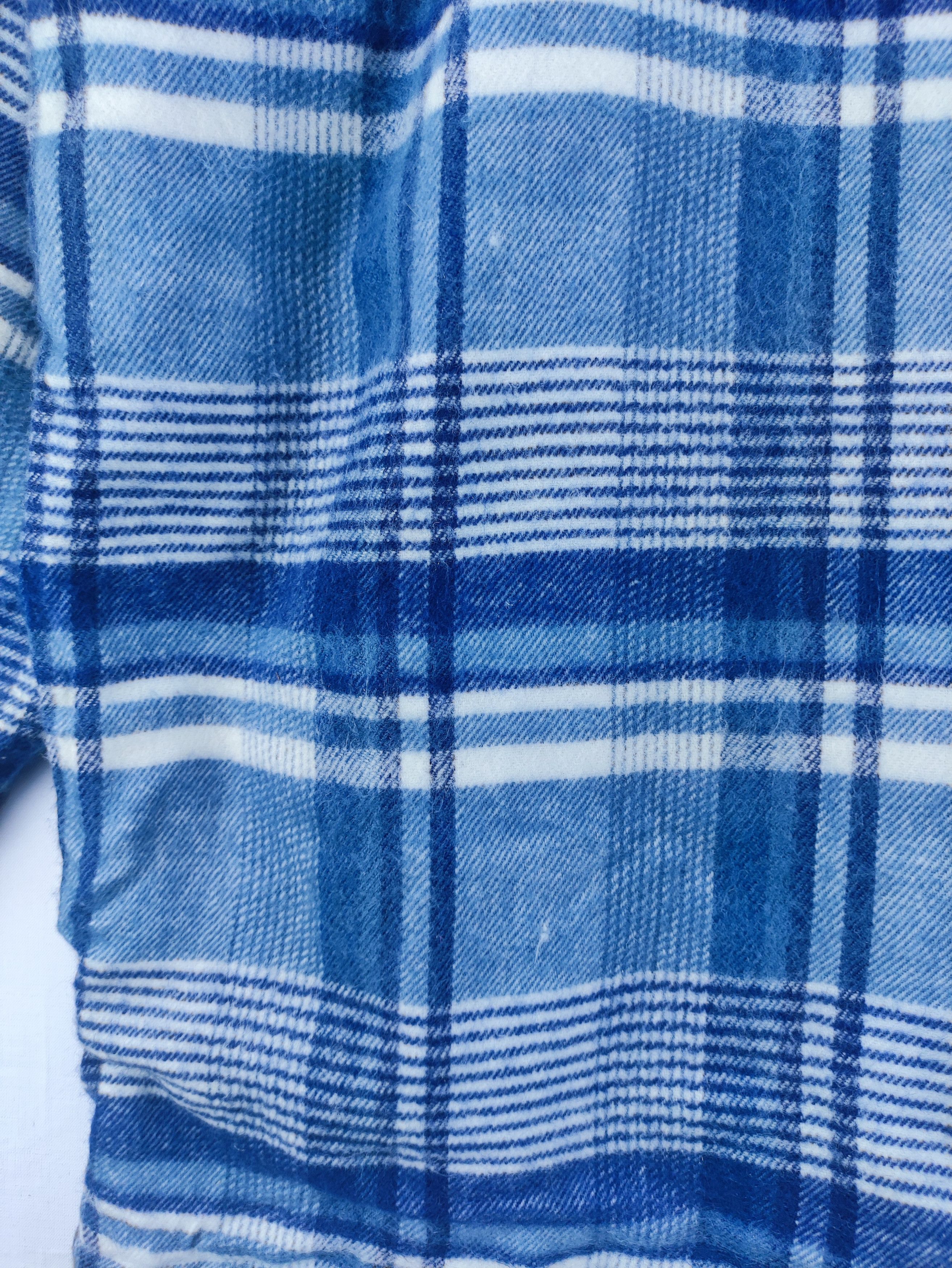 Japanese Brand Vintage Jacket Flannel Button Up Lining Sherpa Size US L / EU 52-54 / 3 - 6 Thumbnail