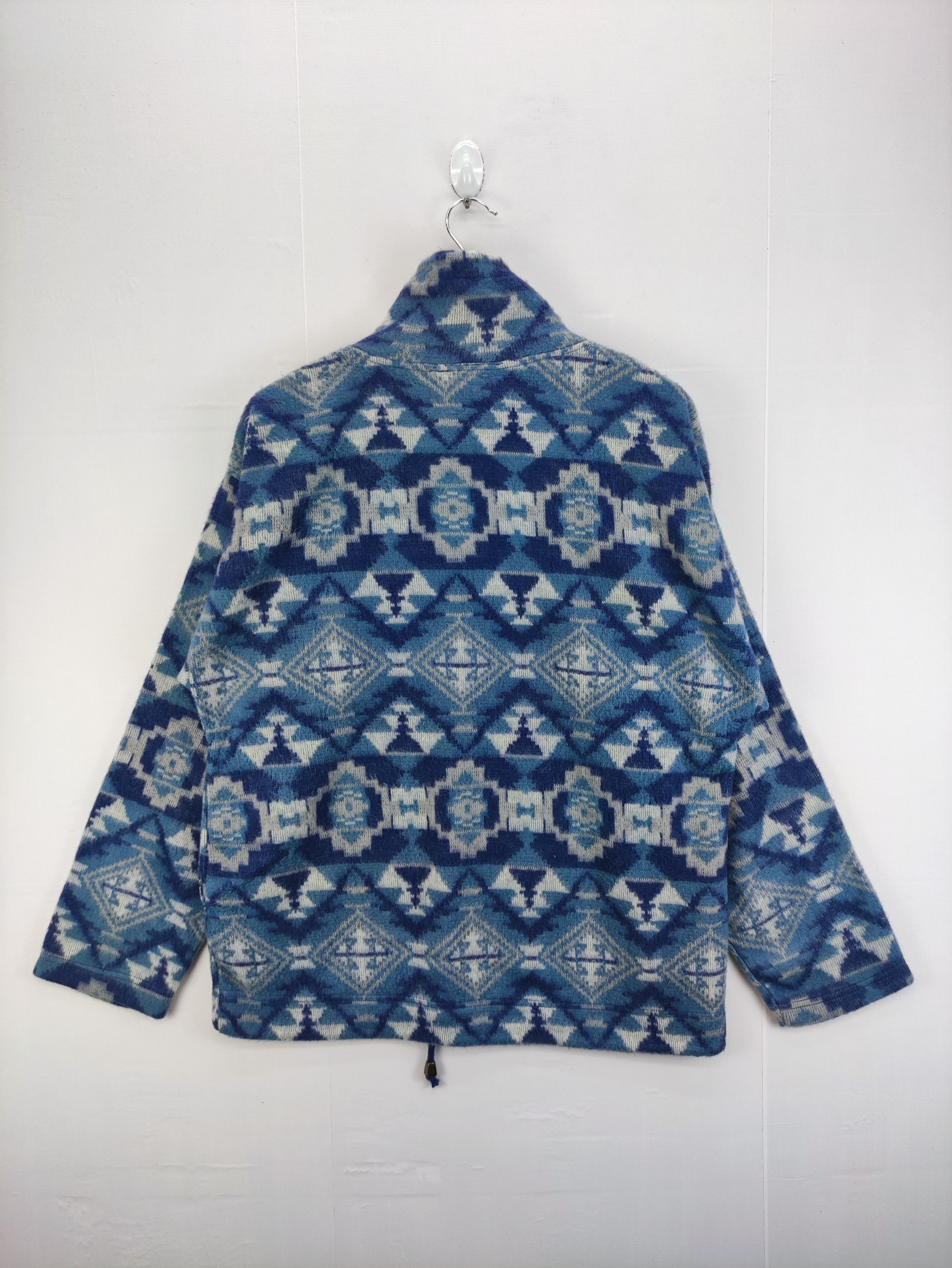 Japanese Brand Vintage Shinabas Navajo Native Fleece Half Zipper Sweater Size US L / EU 52-54 / 3 - 7 Thumbnail