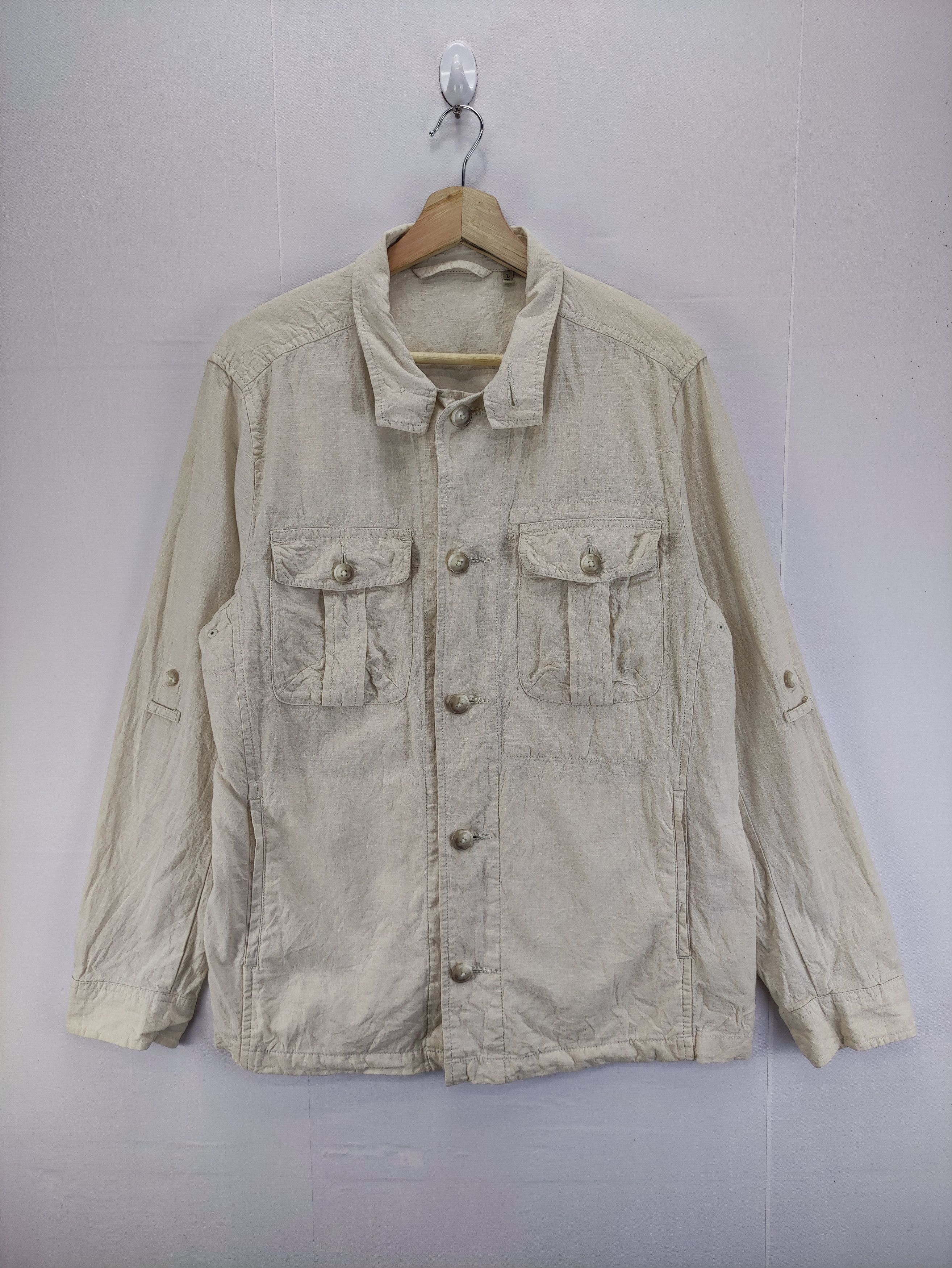 Uniqlo Vintage Uniqlo Shirt Button Up Size US L / EU 52-54 / 3 - 1 Thumbnail