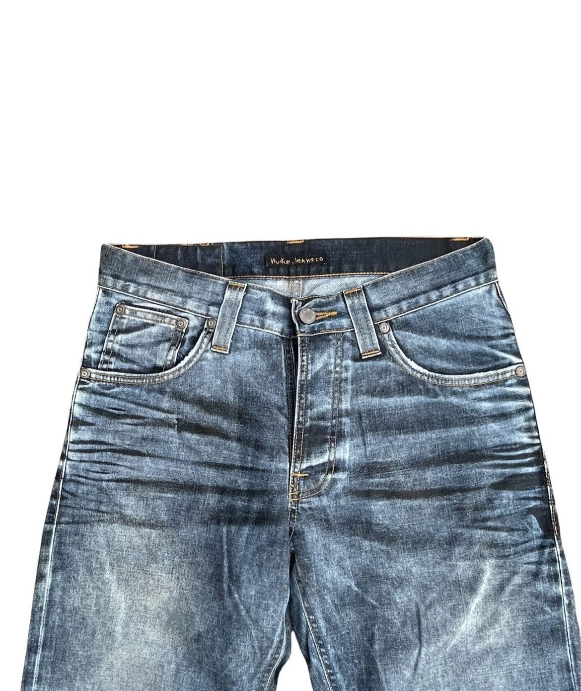Designer × Nudie Jeans Nudie Jeans Co Average Joe Aging Faded Denim Size US 31 - 3 Thumbnail