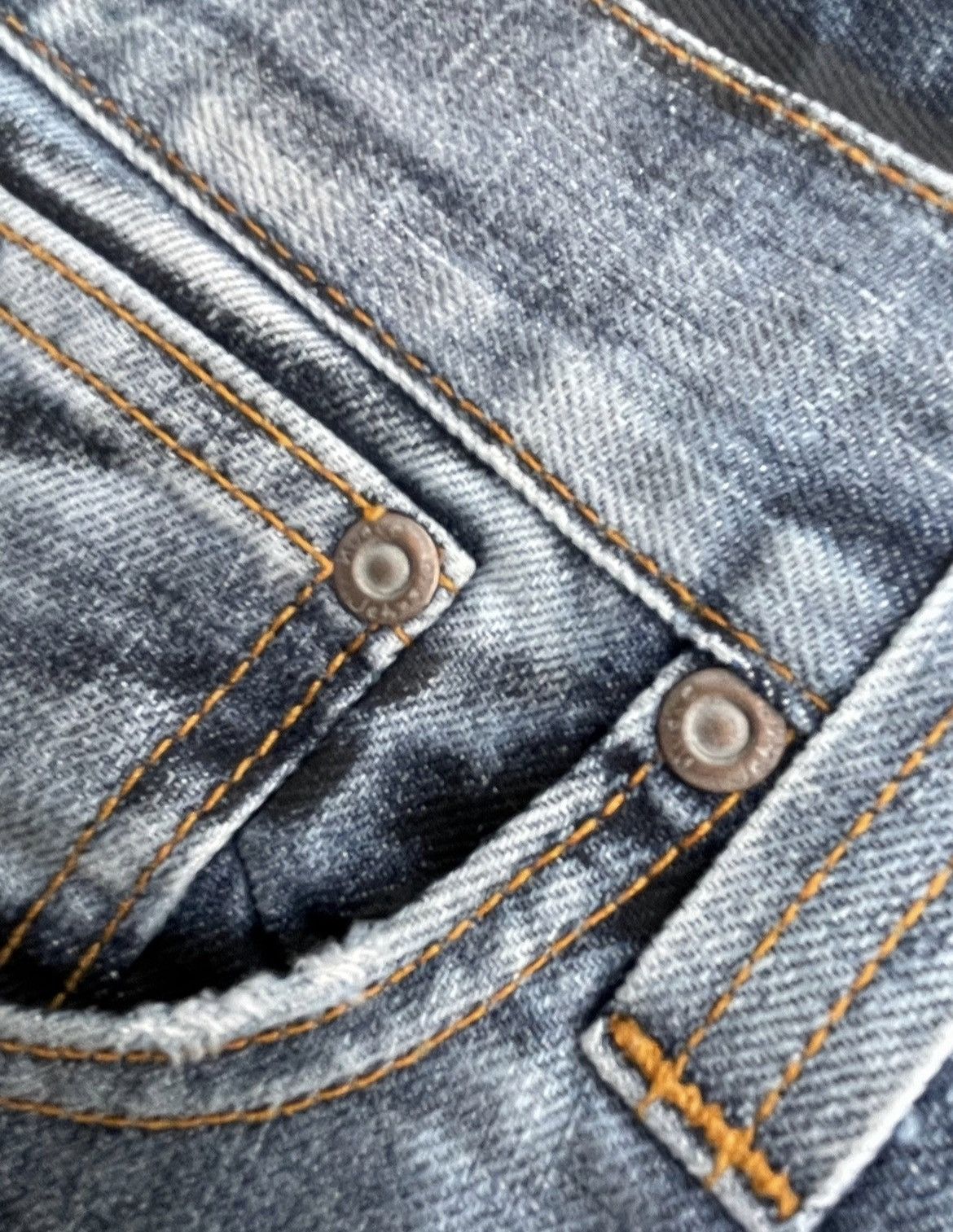 Designer × Nudie Jeans Nudie Jeans Co Average Joe Aging Faded Denim Size US 31 - 10 Thumbnail