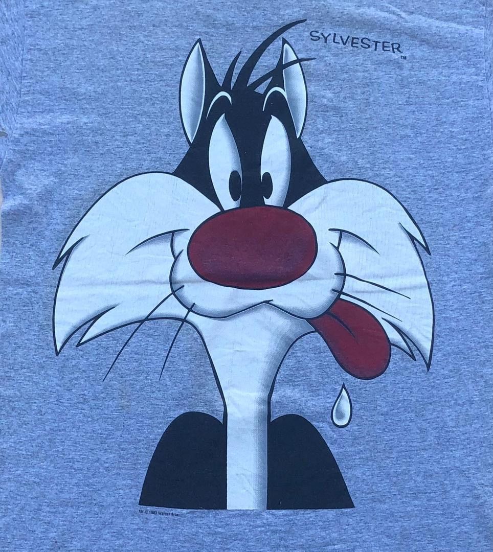 Cartoon Network × Vintage Vintage Tee looney tunes ( A 14 ) Size US L / EU 52-54 / 3 - 2 Thumbnail