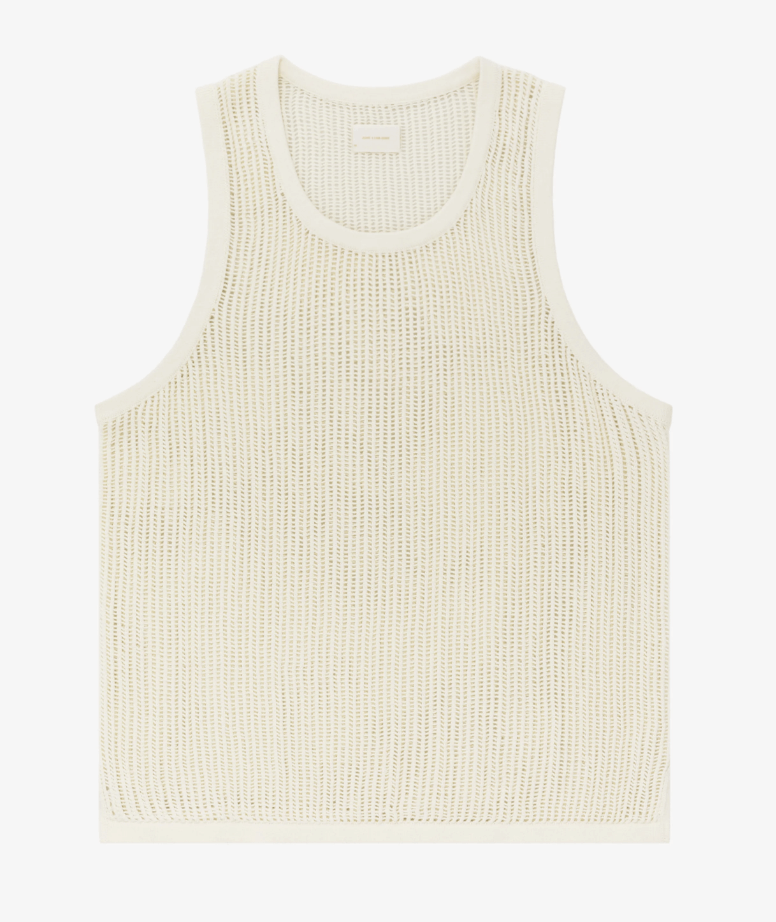 Aime Leon Dore Mesh Knit Tank- white Size US S / EU 44-46 / 1 - 1 Thumbnail