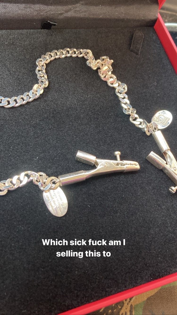 Jacob & Co. × Supreme Bernadette Corporation Nipple Clamps | Grailed 