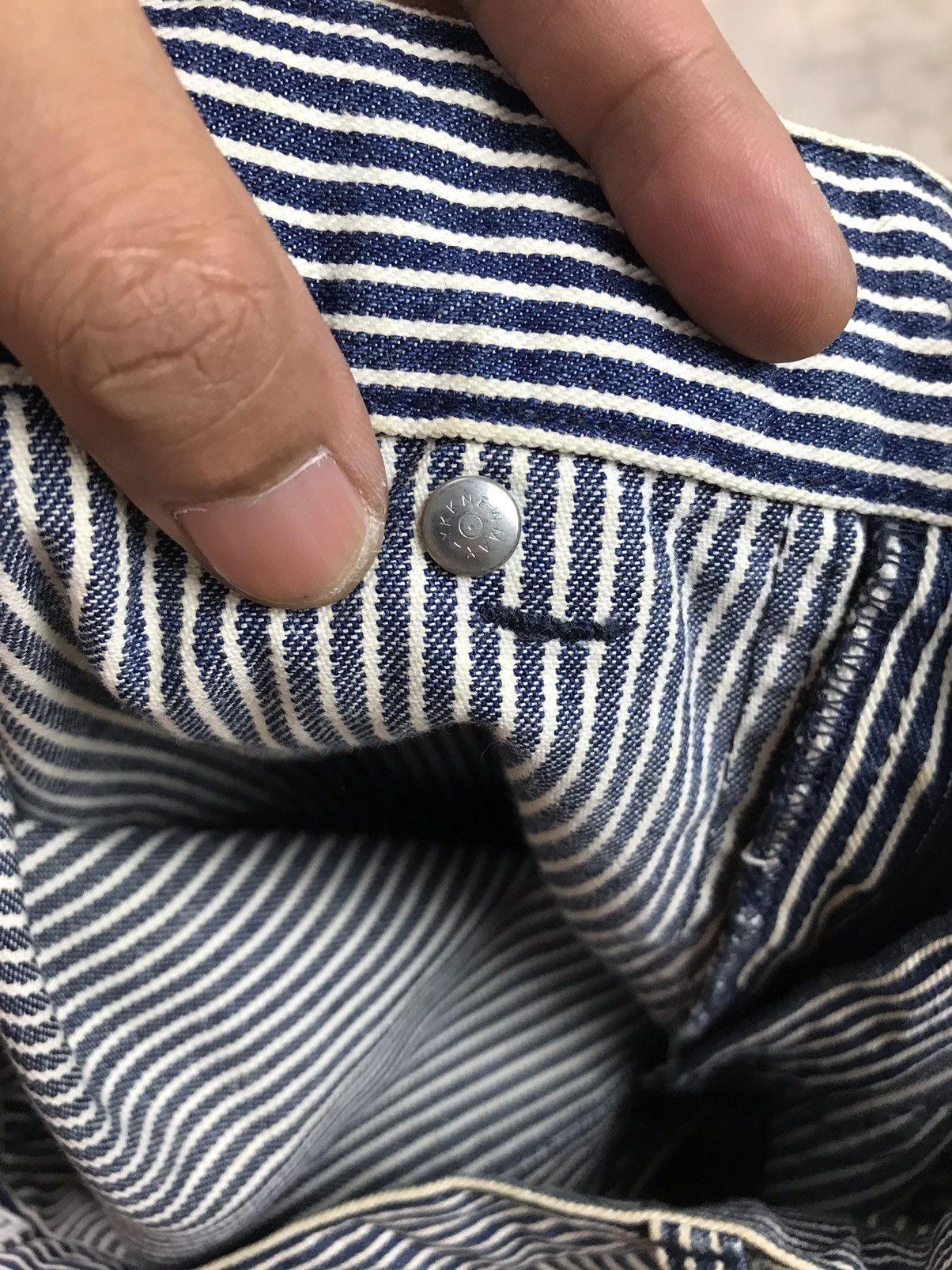Oshkosh 🔥VINTAGE OSHKOSH CLASSICS HICKORY DENIM STRIPE Size US 31 - 10 Thumbnail