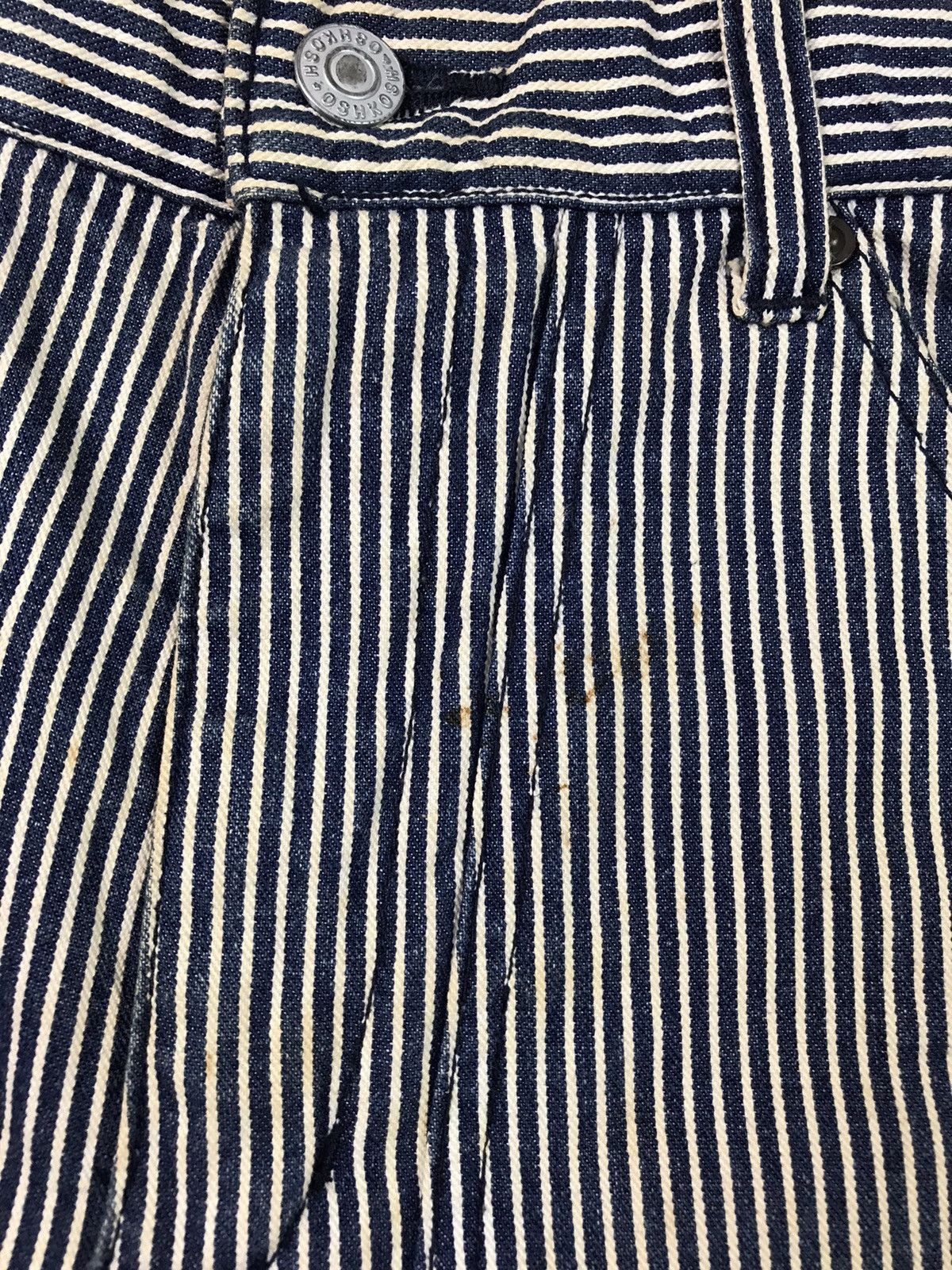 Oshkosh 🔥VINTAGE OSHKOSH CLASSICS HICKORY DENIM STRIPE Size US 31 - 14 Thumbnail