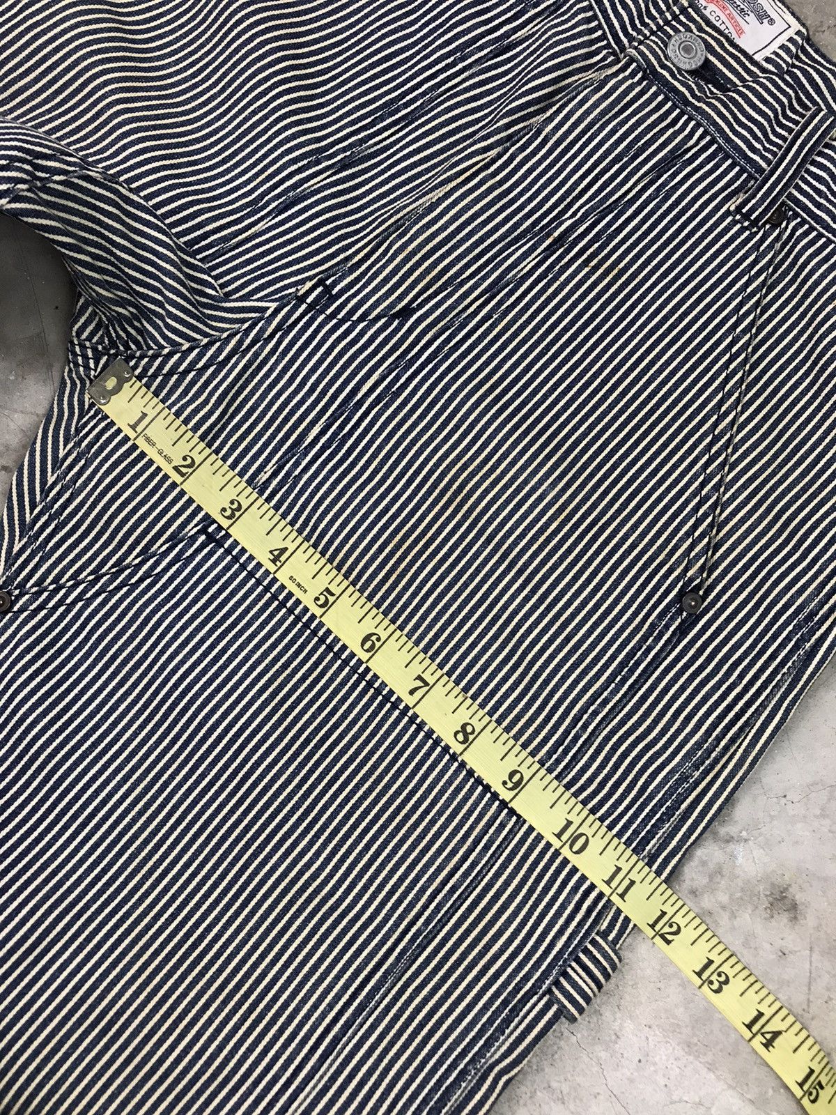 Oshkosh 🔥VINTAGE OSHKOSH CLASSICS HICKORY DENIM STRIPE Size US 31 - 20 Thumbnail