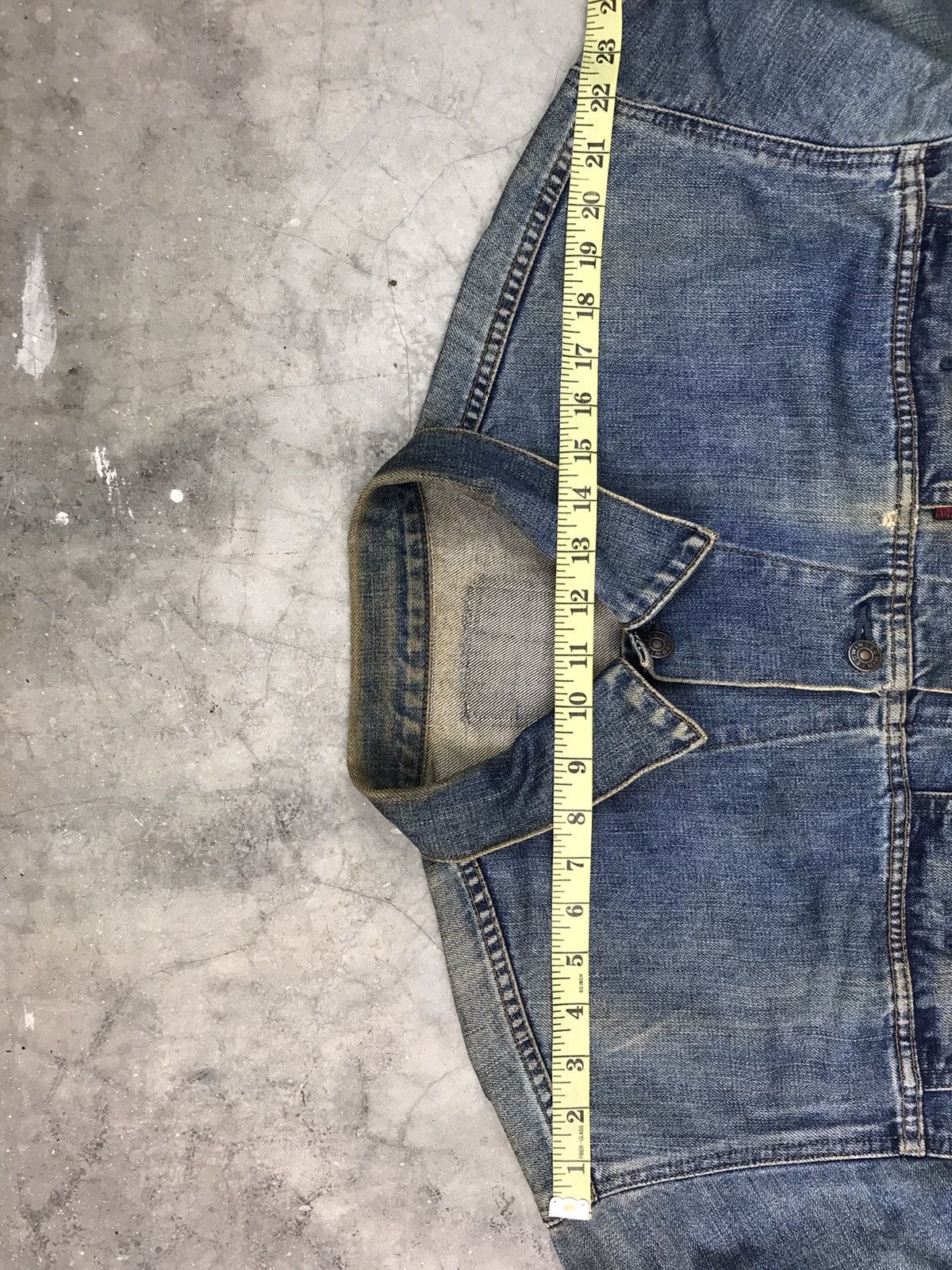 Edwin × Japanese Brand × Vintage 🔥BEST OFFER🔥VINTAGE DISTRESSED EDWIN DENIM JACKET 3L Size US XXL / EU 58 / 5 - 17 Thumbnail