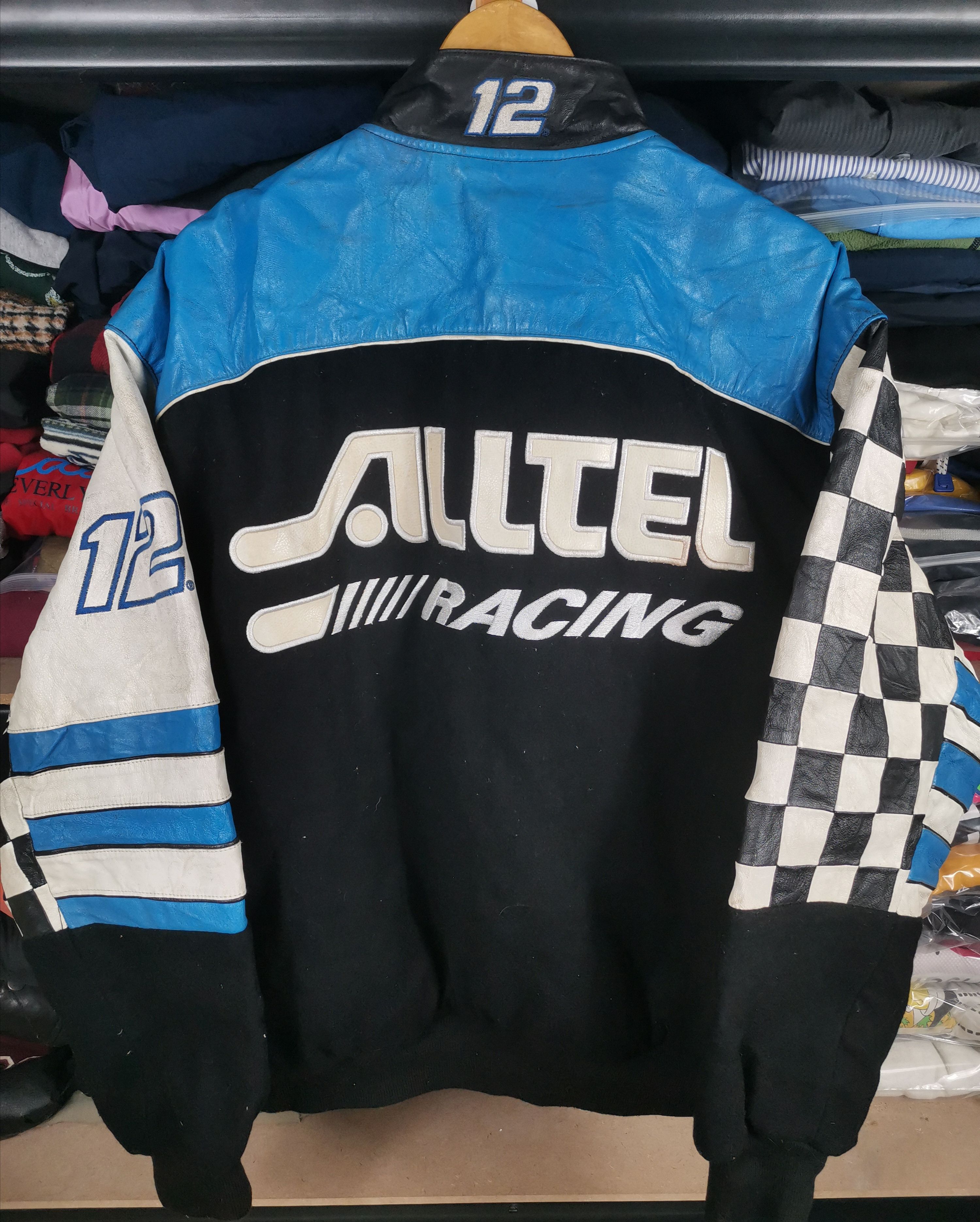 NASCAR Vintage Alltel Jh Design Nascar Reversable Jacket Size US XL / EU 56 / 4 - 6 Thumbnail