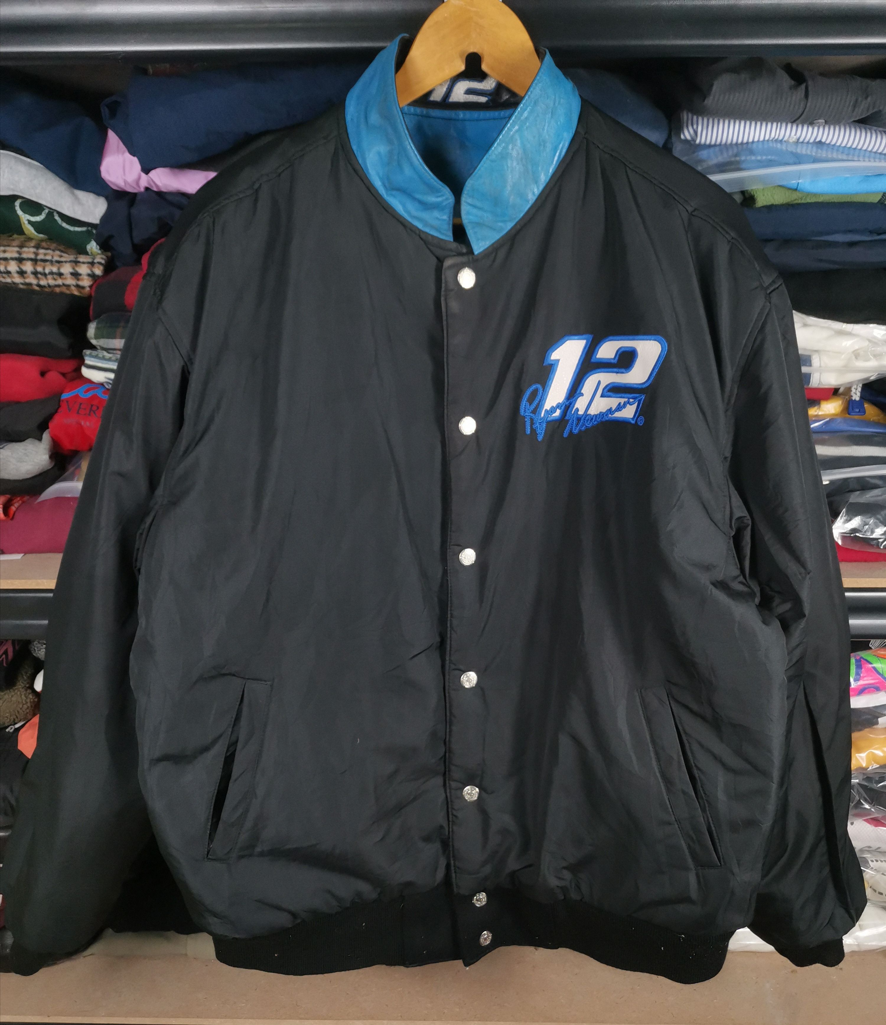NASCAR Vintage Alltel Jh Design Nascar Reversable Jacket Size US XL / EU 56 / 4 - 7 Thumbnail