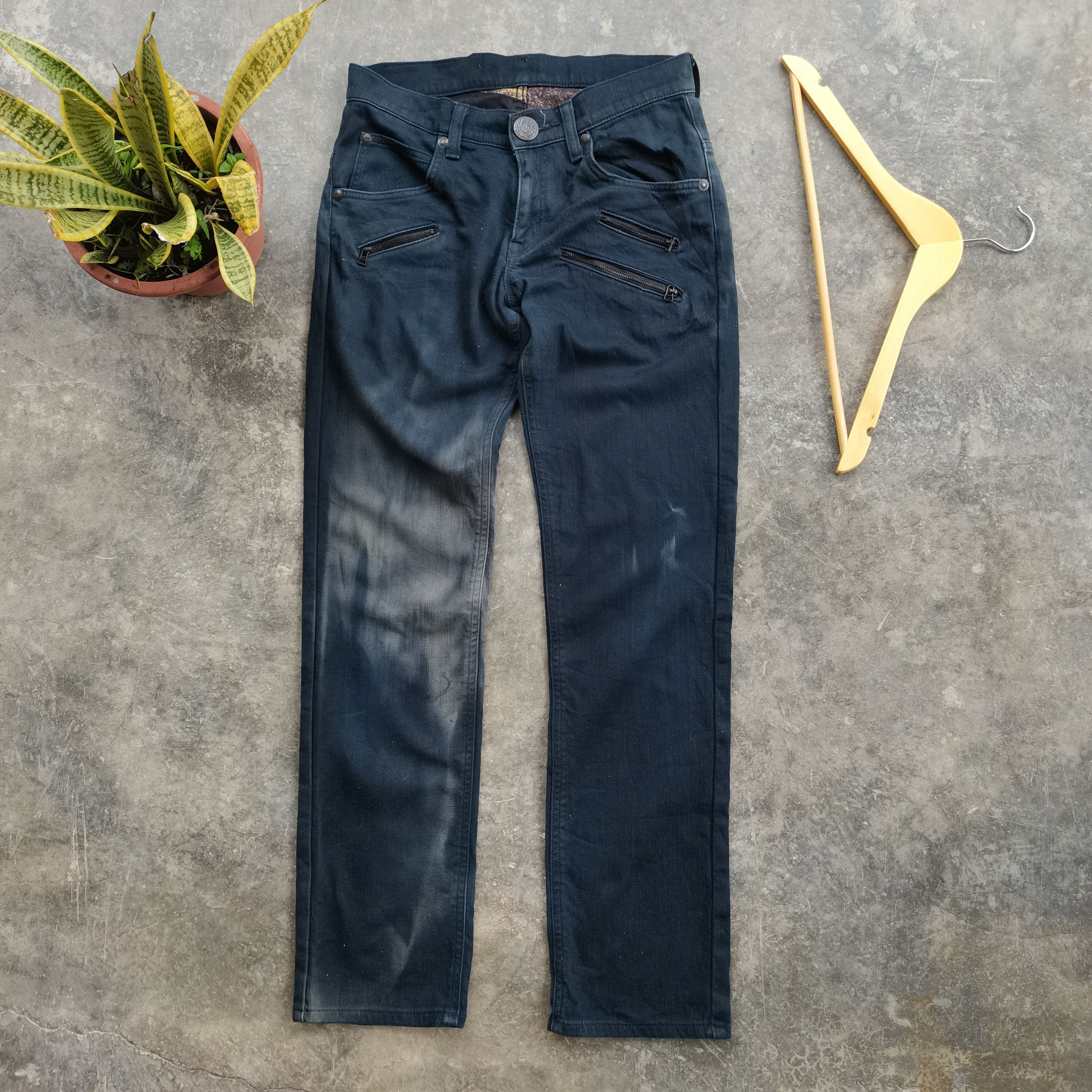 Lee × Vintage Steals🔥Vintage LEE RIDER Acid Wash Denim Pants Size US 28 / EU 44 - 3 Thumbnail