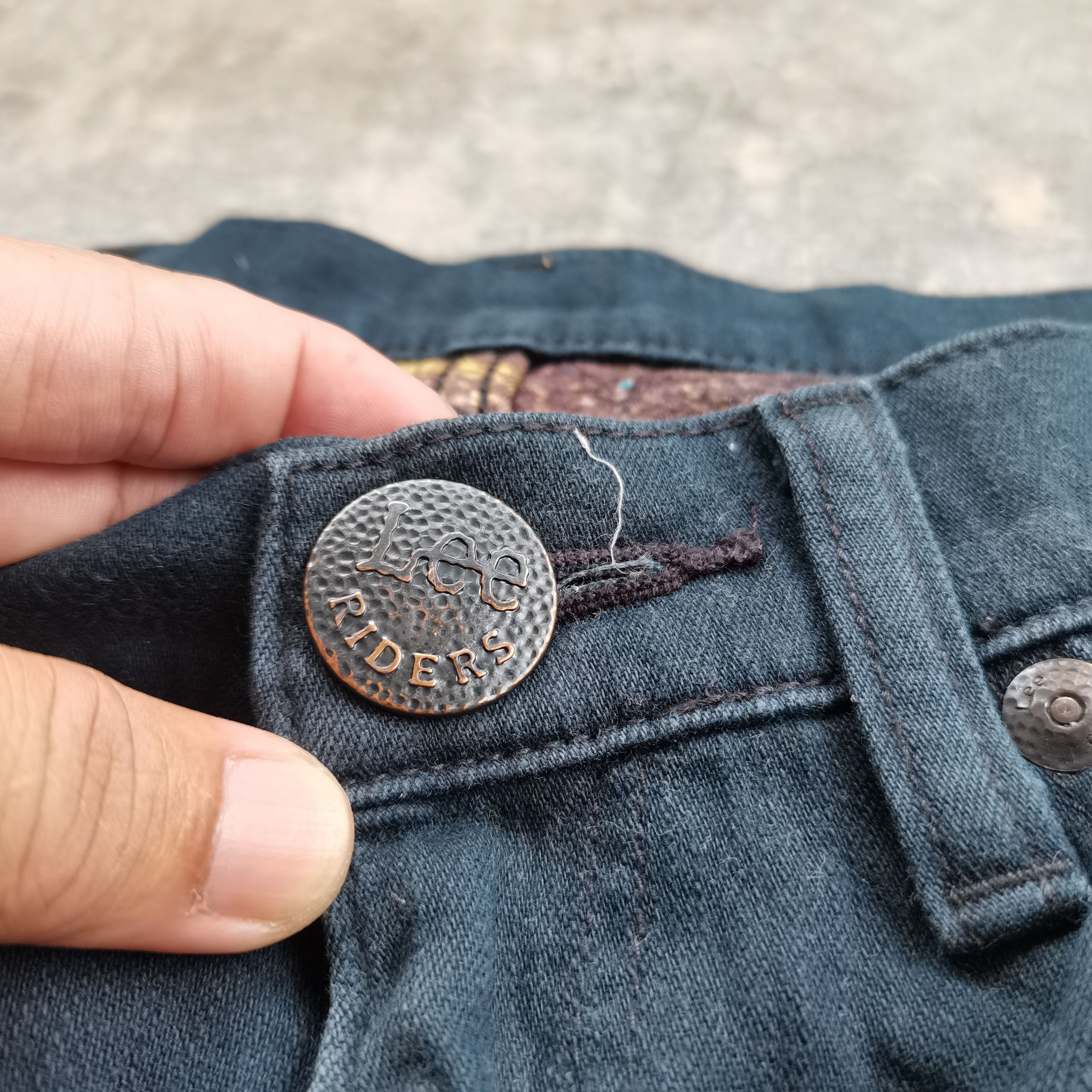 Lee × Vintage Steals🔥Vintage LEE RIDER Acid Wash Denim Pants Size US 28 / EU 44 - 6 Thumbnail