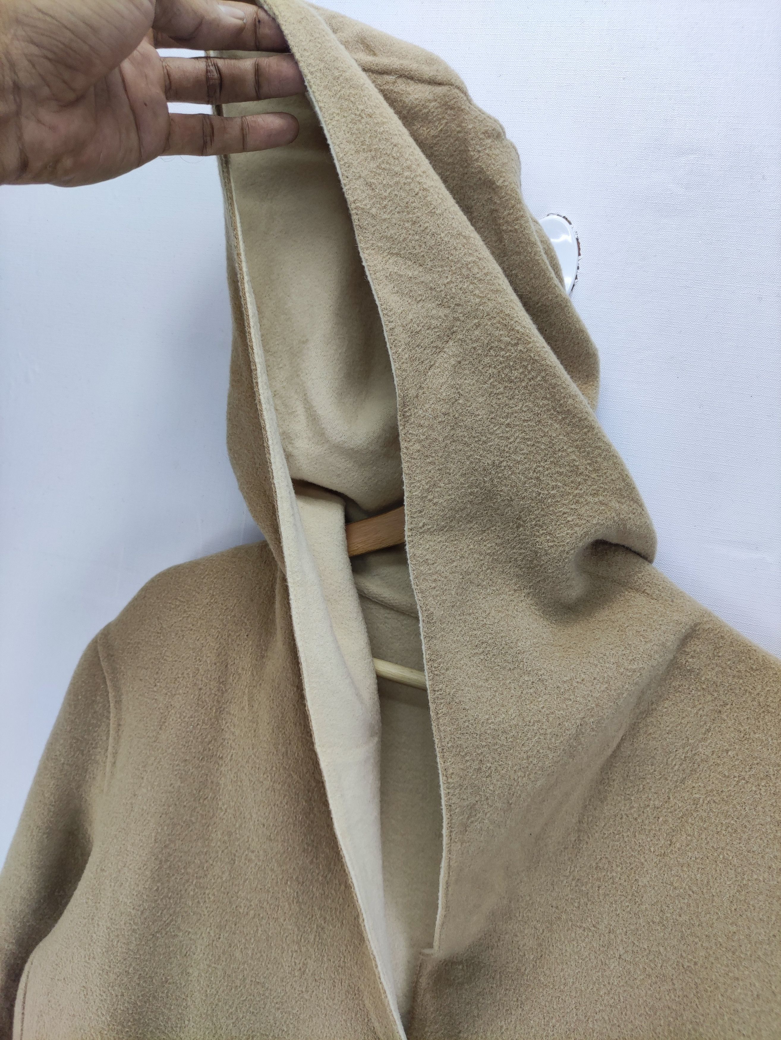Uniqlo Uniqlo Wool Double Face Hooded Coat Jacket Size L / US 10 / IT 46 - 2 Thumbnail