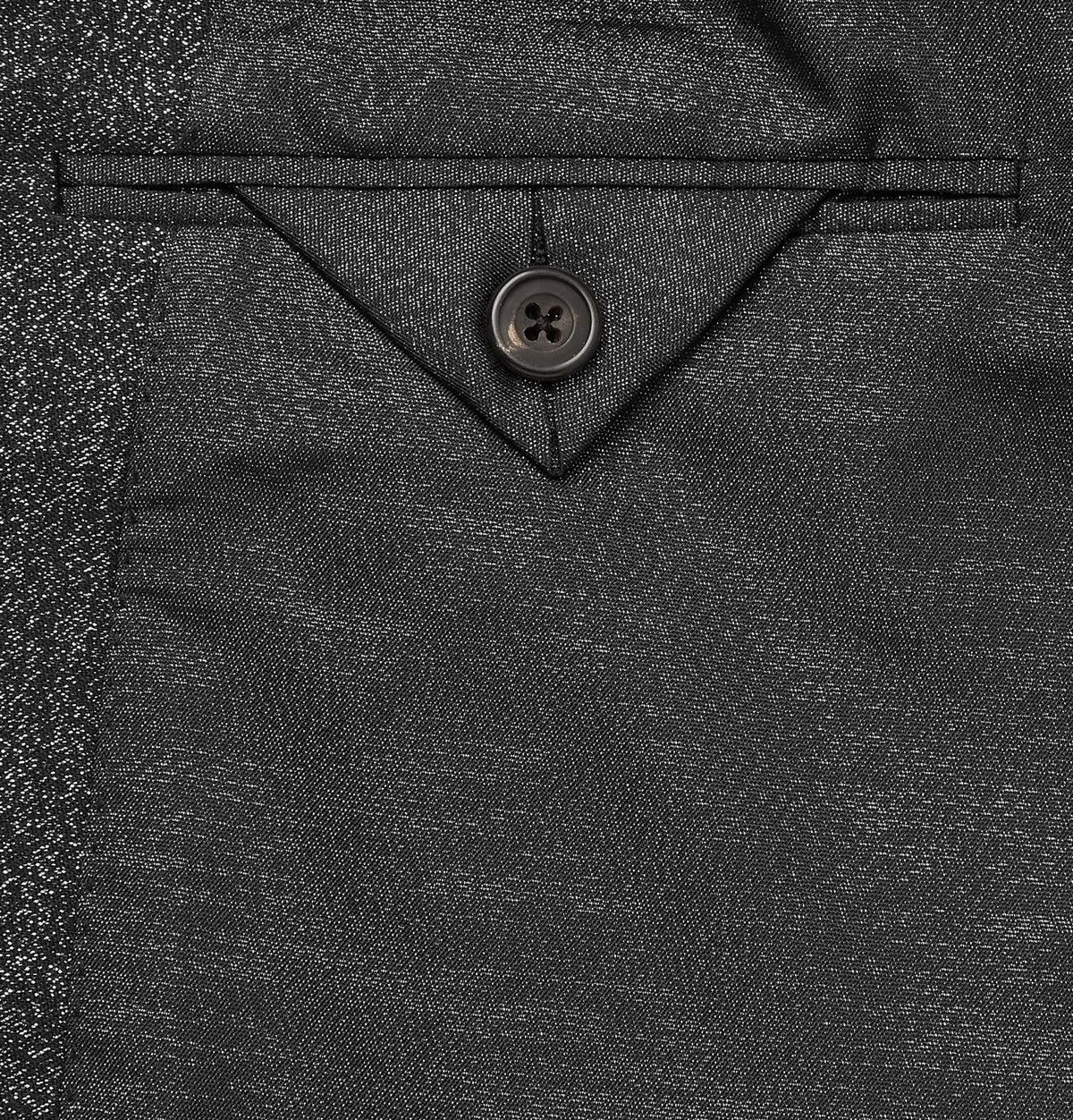 Alexander McQueen Alexander McQueen Metallic Wool - Blended Suit Jacket Size 48S - 13 Thumbnail