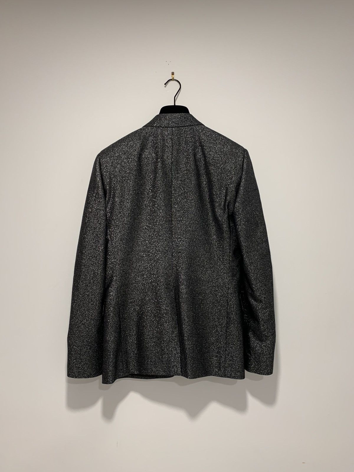 Alexander McQueen Alexander McQueen Metallic Wool - Blended Suit Jacket Size 48S - 6 Thumbnail