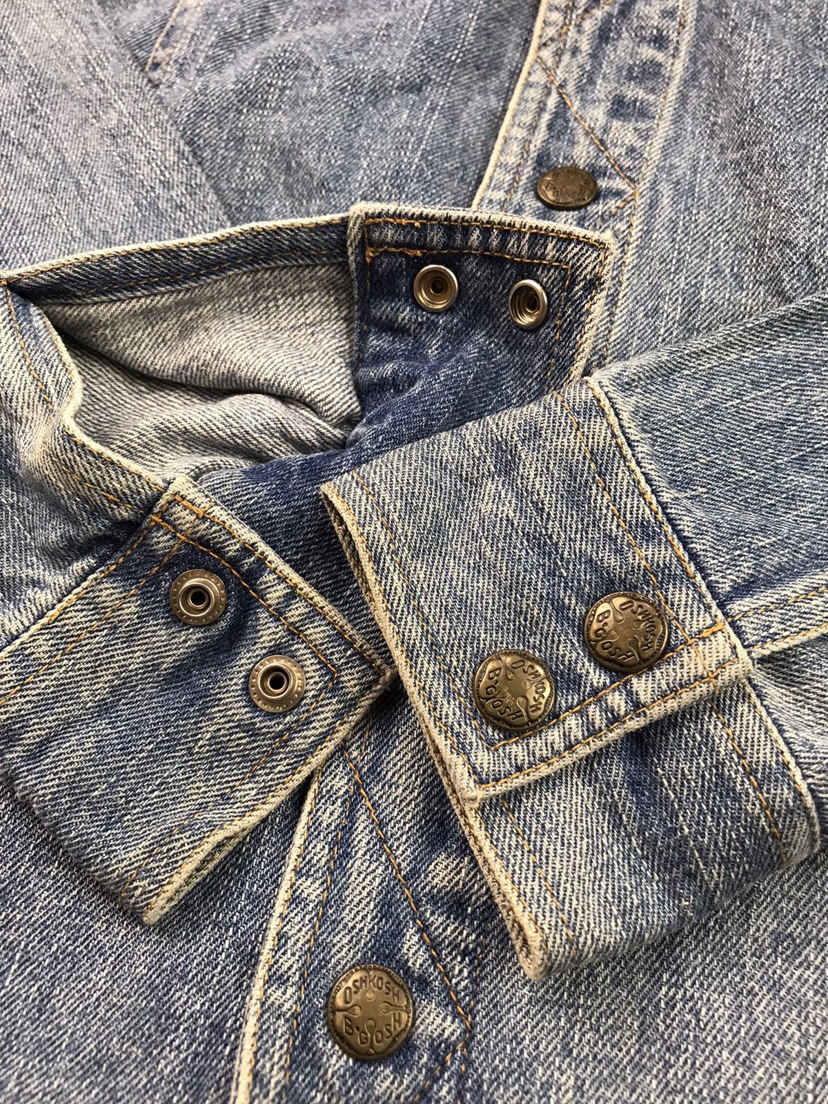 Oshkosh × Vintage Vintage OSHKOSH B’GOSH DENIM JACKET Size US S / EU 44-46 / 1 - 9 Thumbnail