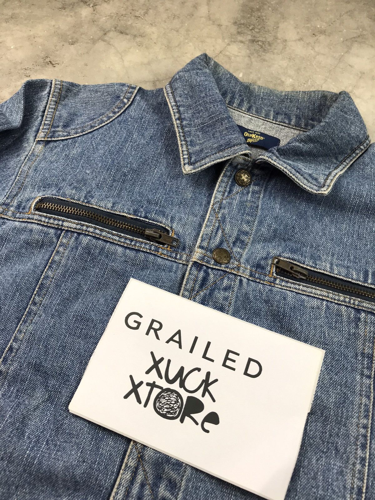 Oshkosh × Vintage Vintage OSHKOSH B’GOSH DENIM JACKET Size US S / EU 44-46 / 1 - 22 Thumbnail