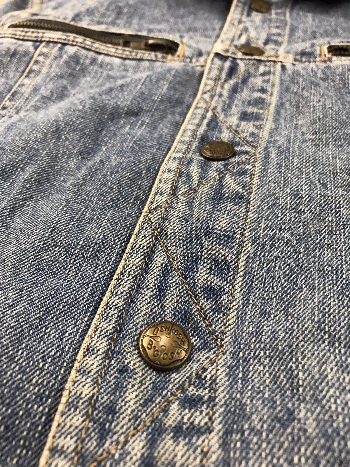 Oshkosh × Vintage Vintage OSHKOSH B’GOSH DENIM JACKET Size US S / EU 44-46 / 1 - 10 Thumbnail