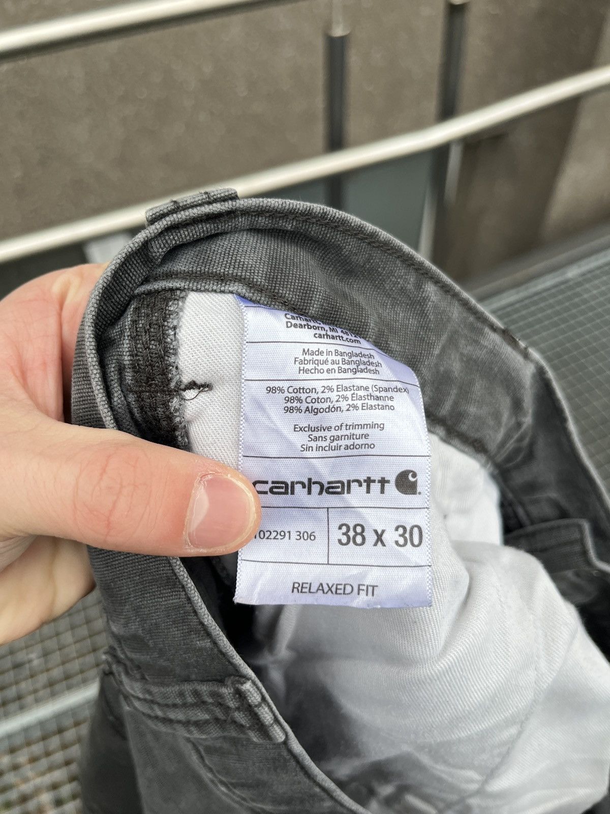 Carhartt Vintage 90s Carhartt Baggy Work Cargo Fade Pants Jeans Size US 38 / EU 54 - 7 Thumbnail