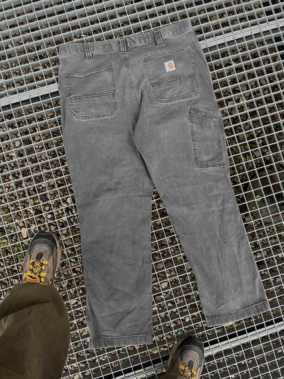 Carhartt Vintage 90s Carhartt Baggy Work Cargo Fade Pants Jeans Size US 38 / EU 54 - 1 Thumbnail