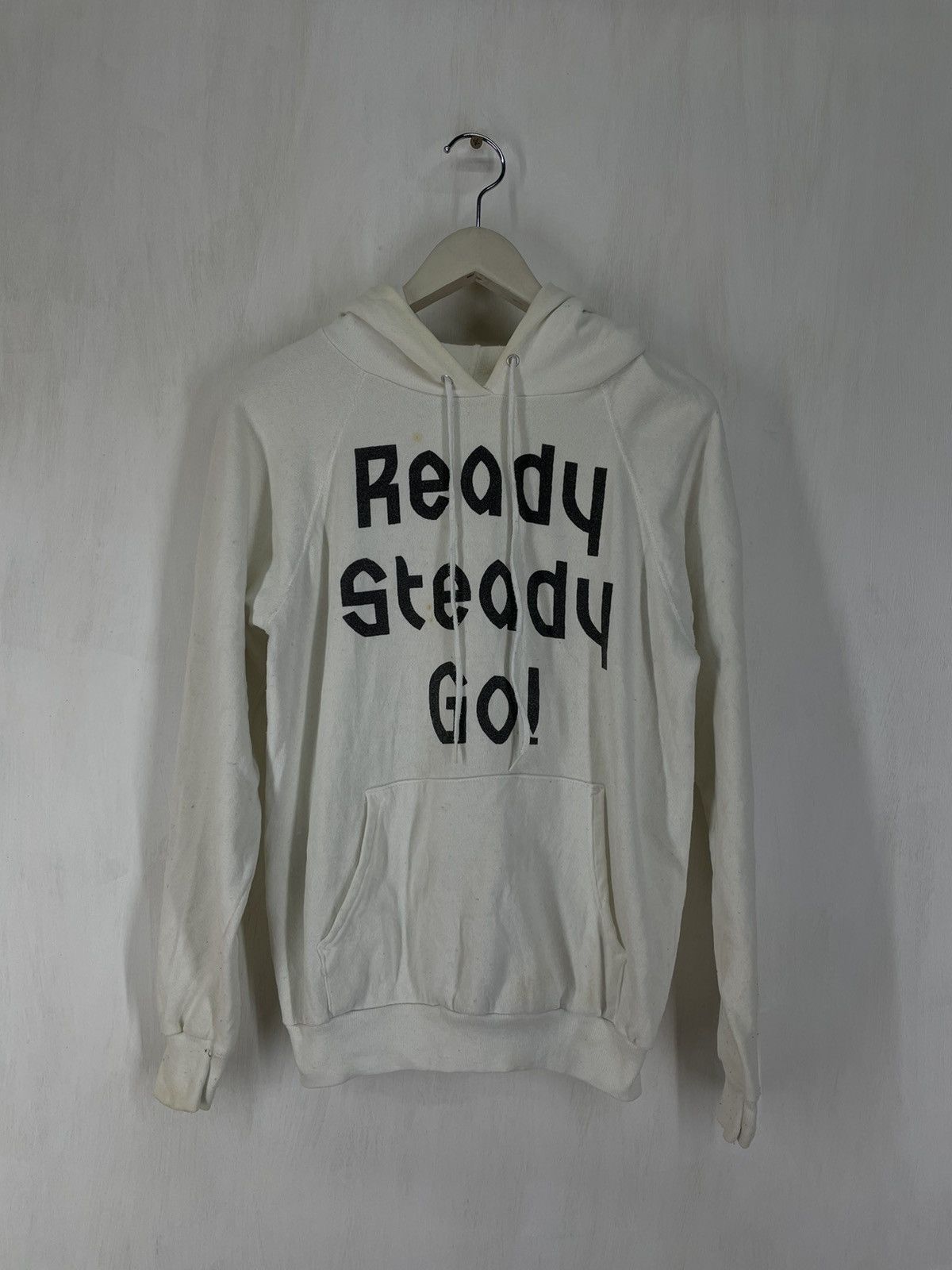 Vintage Vintage 80s Ready Steady Go! Hoodie Size US M / EU 48-50 / 2 - 1 Thumbnail