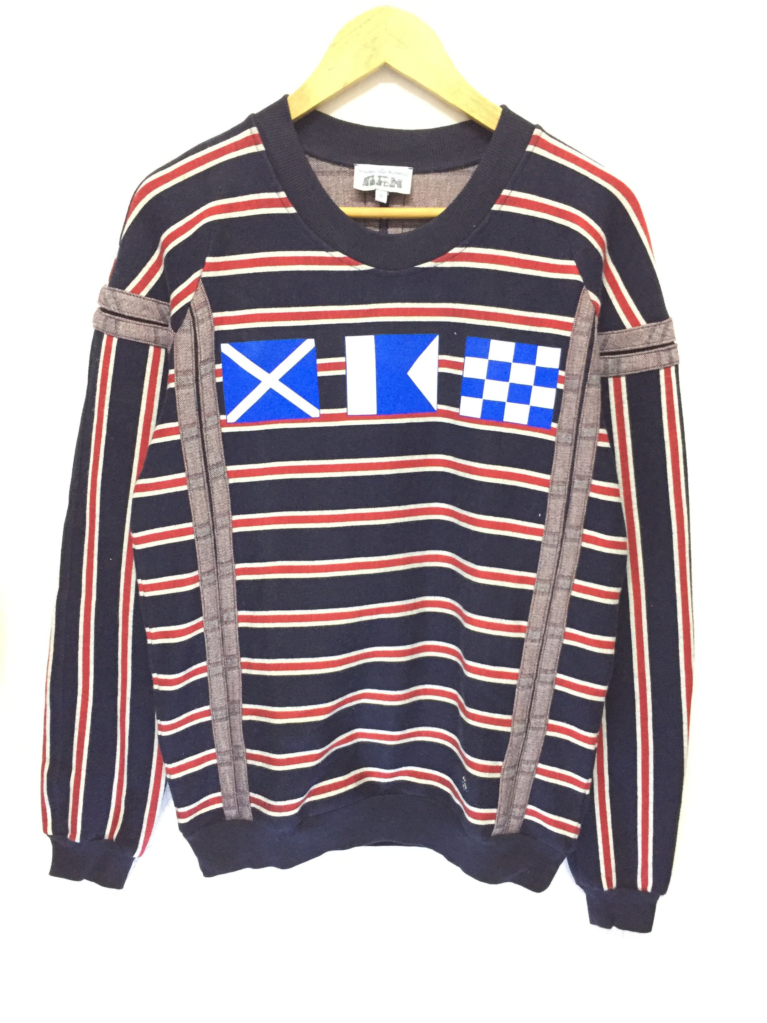 Vivienne Westwood SS10 Vivienne Westwood cut and sewn stripe knit Size US S / EU 44-46 / 1 - 3 Thumbnail