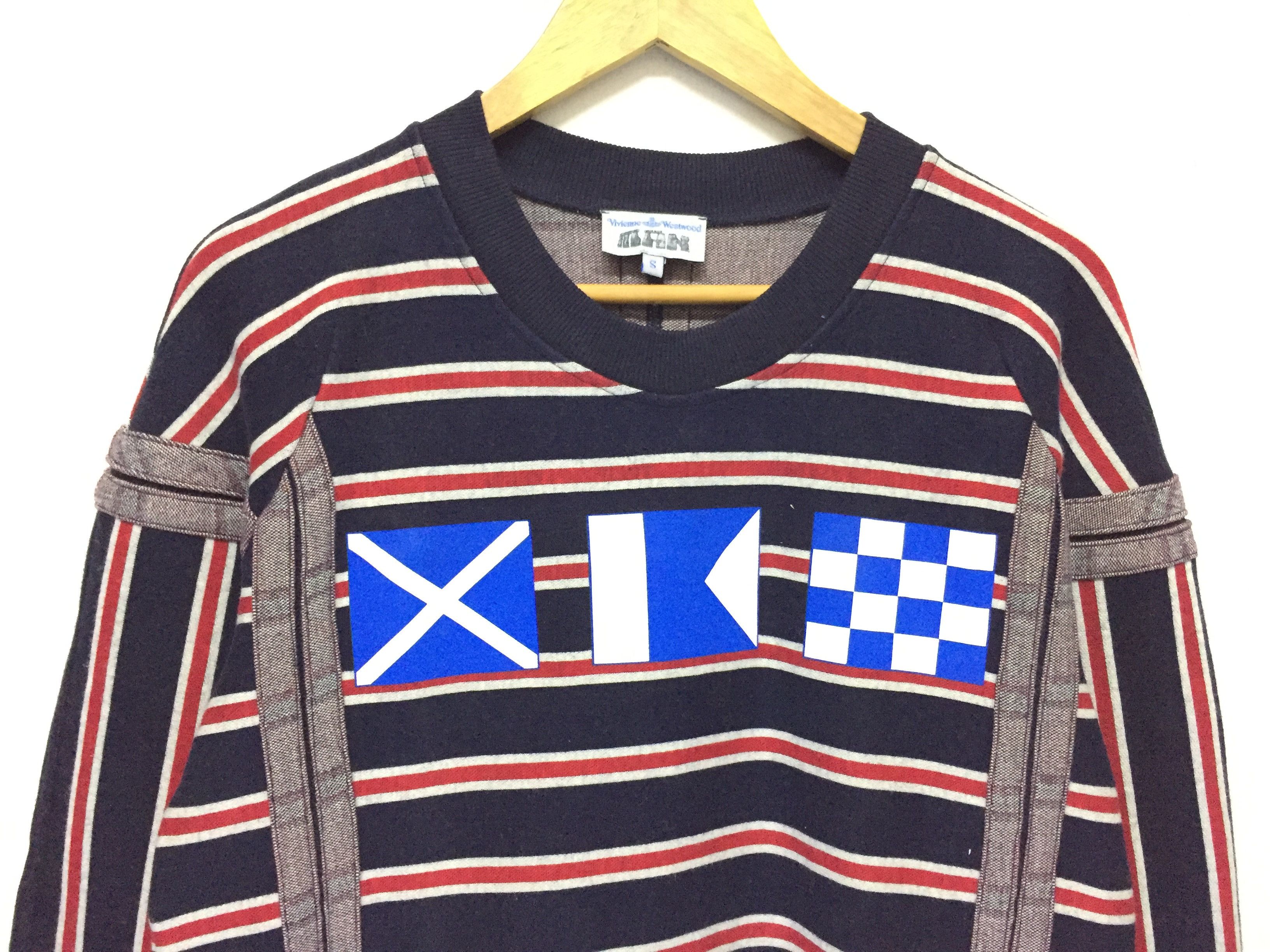 Vivienne Westwood SS10 Vivienne Westwood cut and sewn stripe knit Size US S / EU 44-46 / 1 - 4 Thumbnail