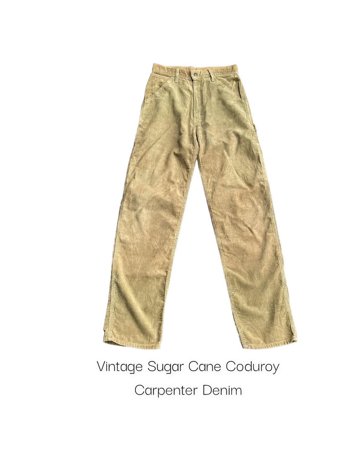 image of Sugar Cane Coduroy Carpenter Denim in Brown, Men's (Size 28)