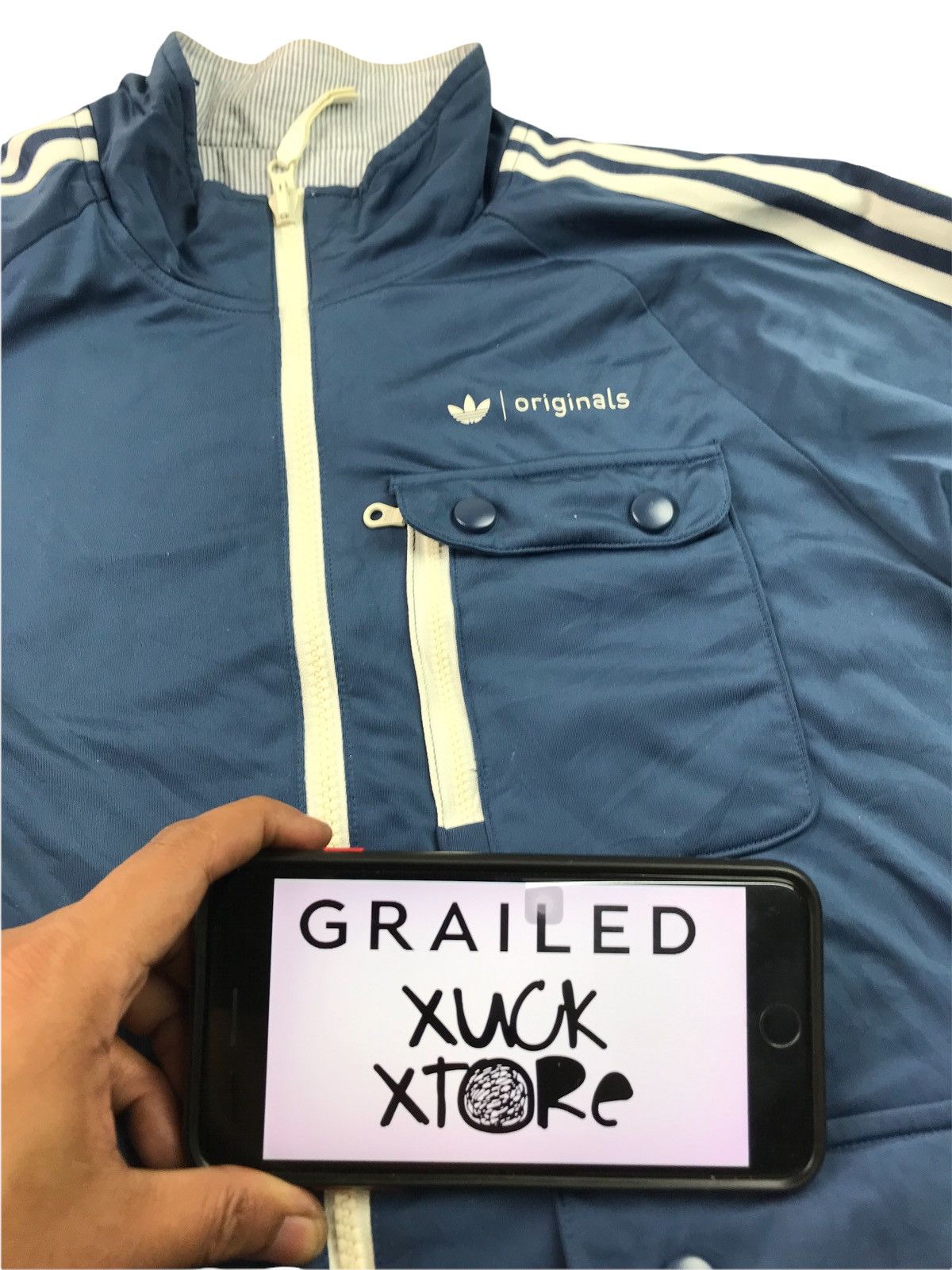 Adidas 🔥ADIDAS REVERSIBLE JACKET ZIPPER Size US M / EU 48-50 / 2 - 20 Thumbnail