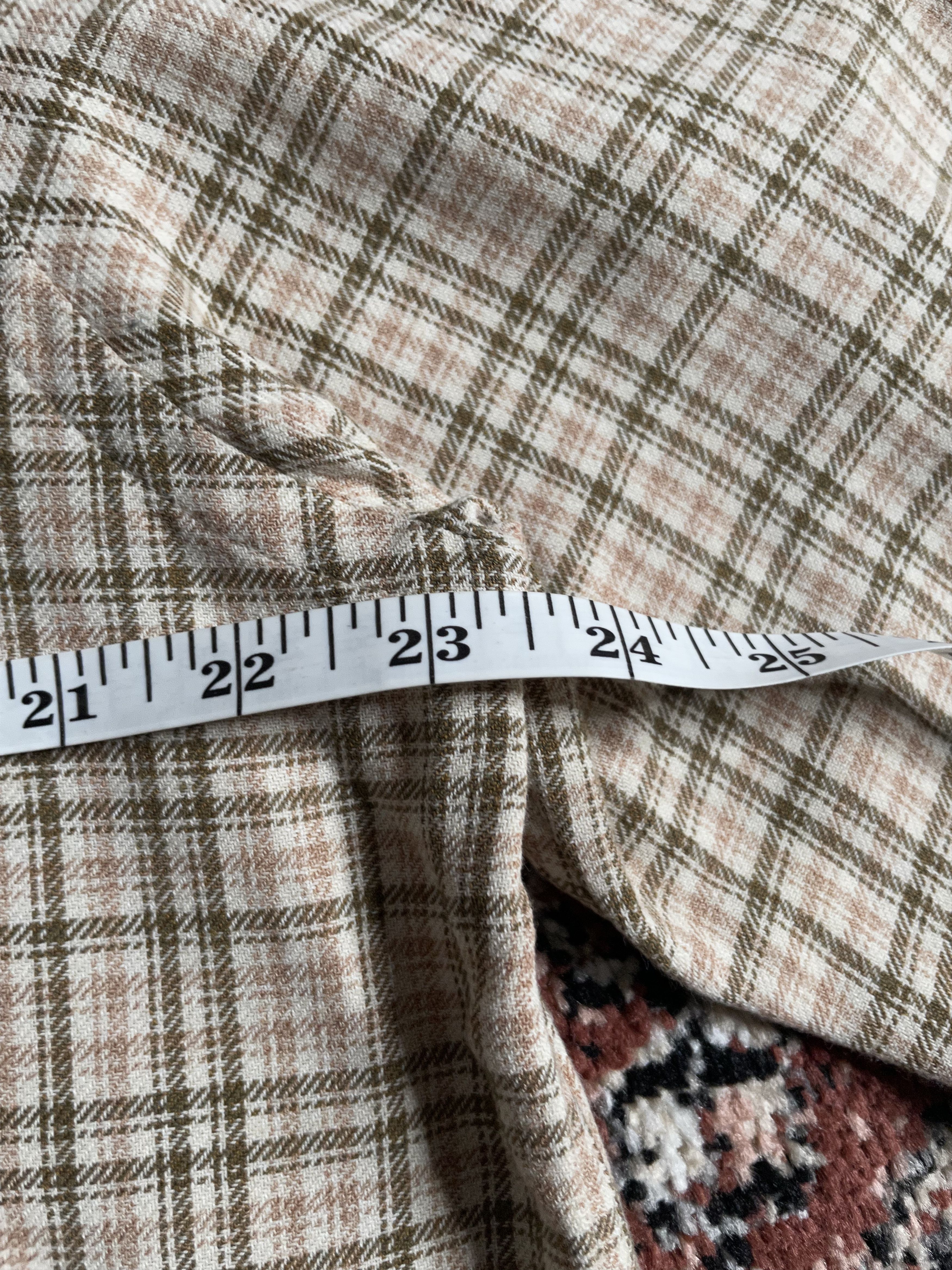 Hugo Boss Hugo Boss - Cream/Tan/Olive flannel Size US L / EU 52-54 / 3 - 4 Thumbnail