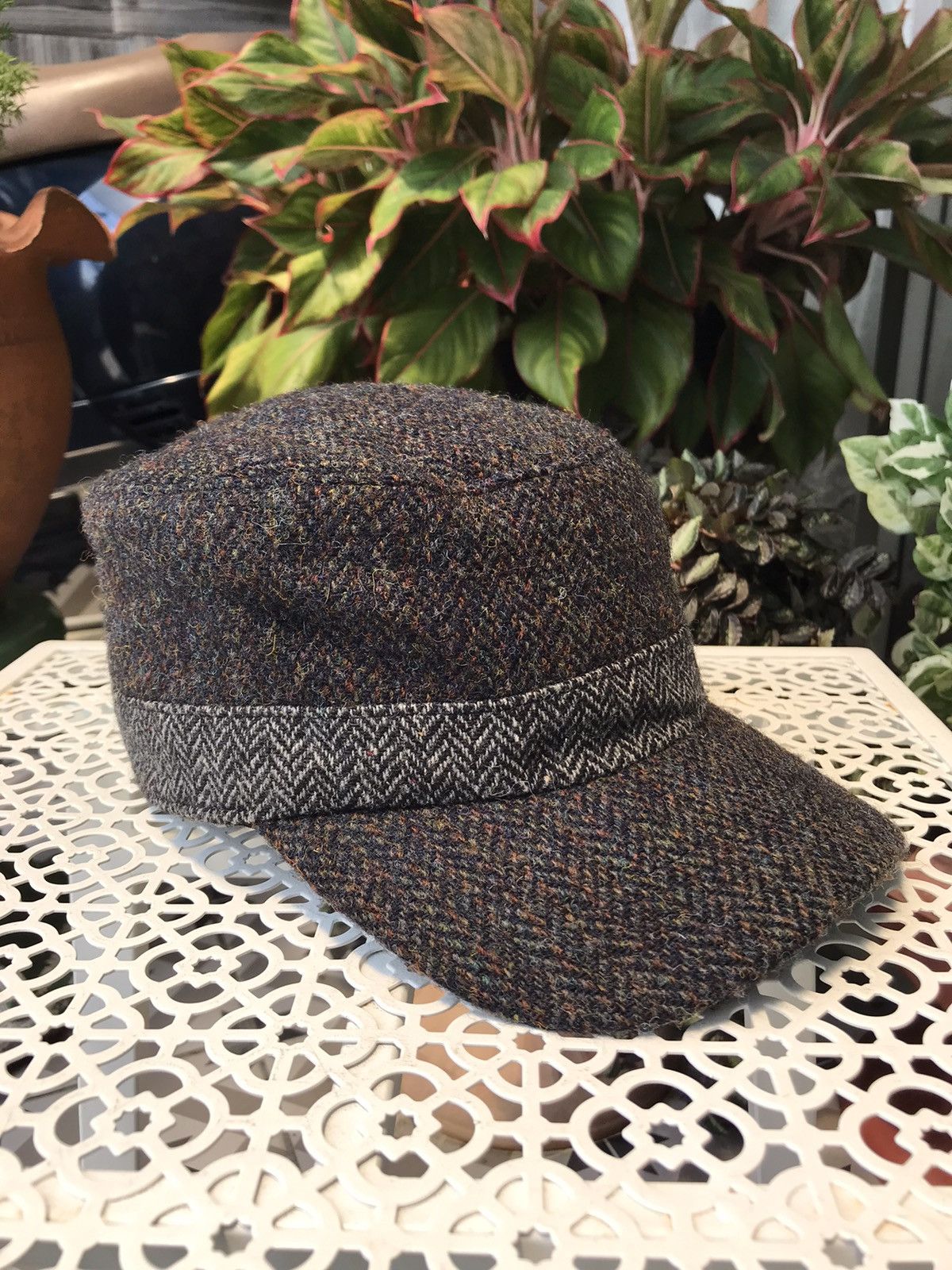 Harris Tweed HARRIS TWEED X FREAKS STORE BARETTA FLATCAP IVY CAPTAIN Size ONE SIZE - 4 Thumbnail
