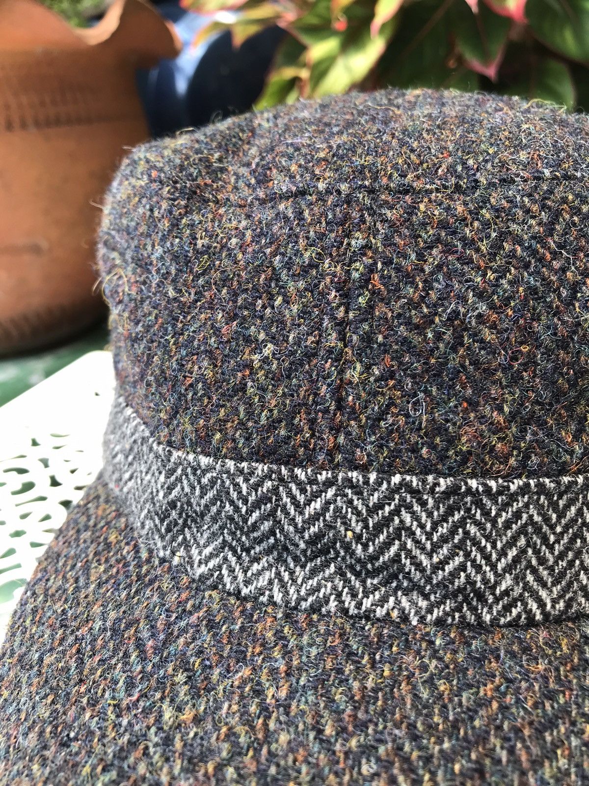 Harris Tweed HARRIS TWEED X FREAKS STORE BARETTA FLATCAP IVY CAPTAIN Size ONE SIZE - 3 Thumbnail
