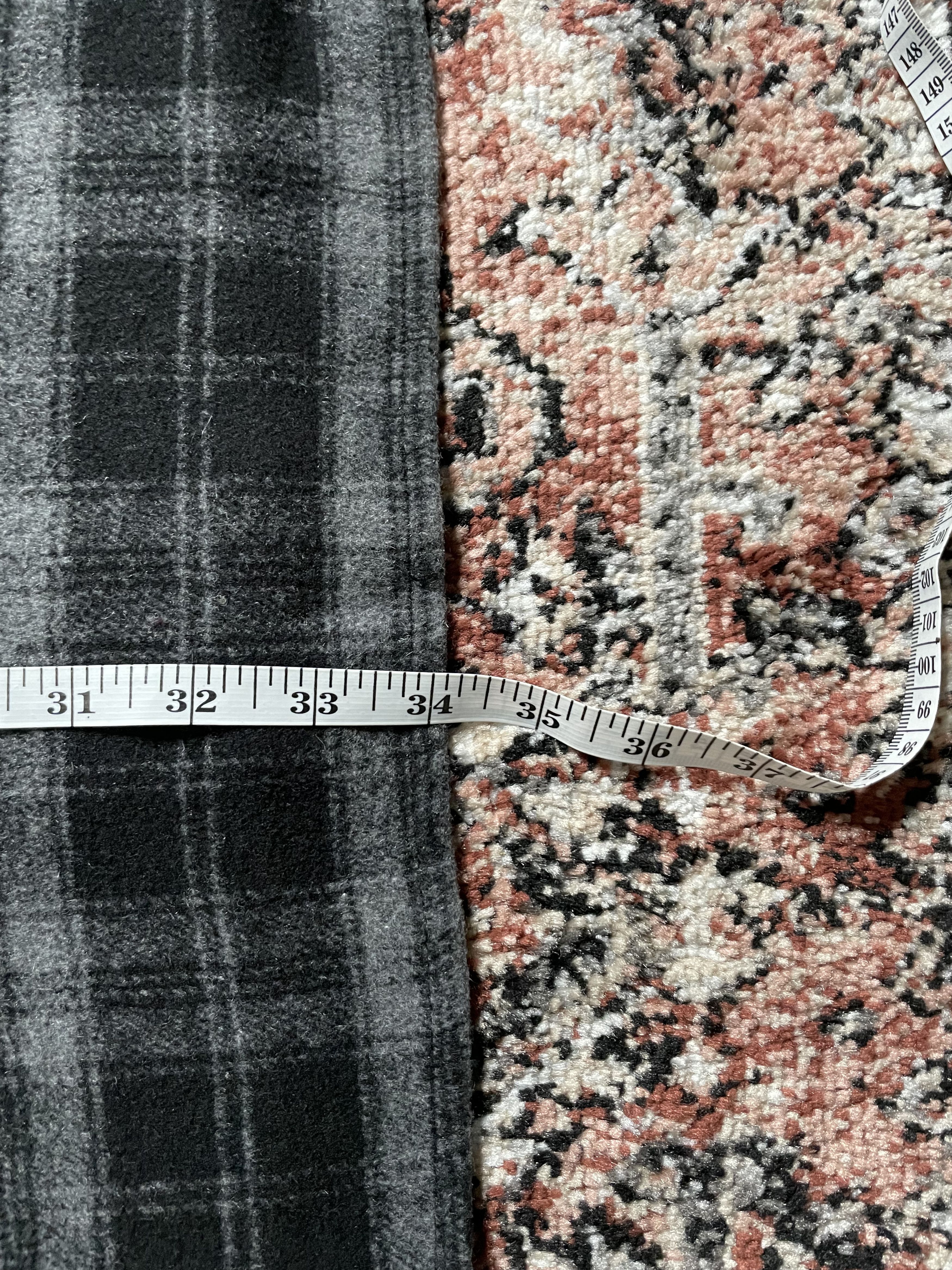 Vintage By.NENS - Black/Gray Fleece flannel Size US M / EU 48-50 / 2 - 5 Thumbnail