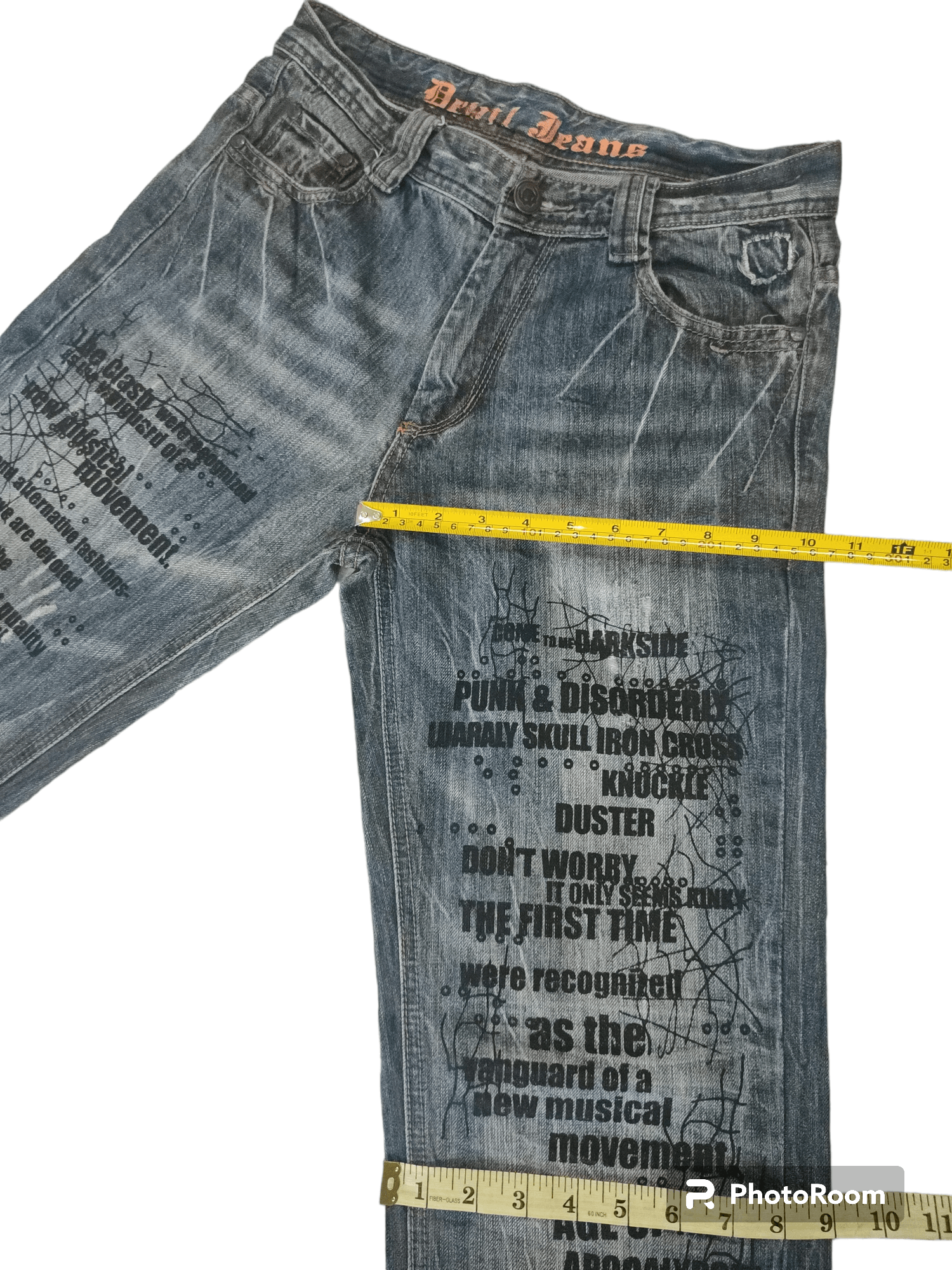 RARE!! Seditionaries Poem Punk Jeans