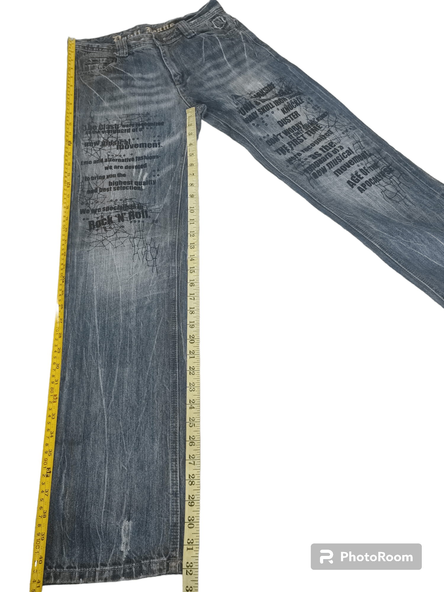 RARE!! Seditionaries Poem Punk Jeans