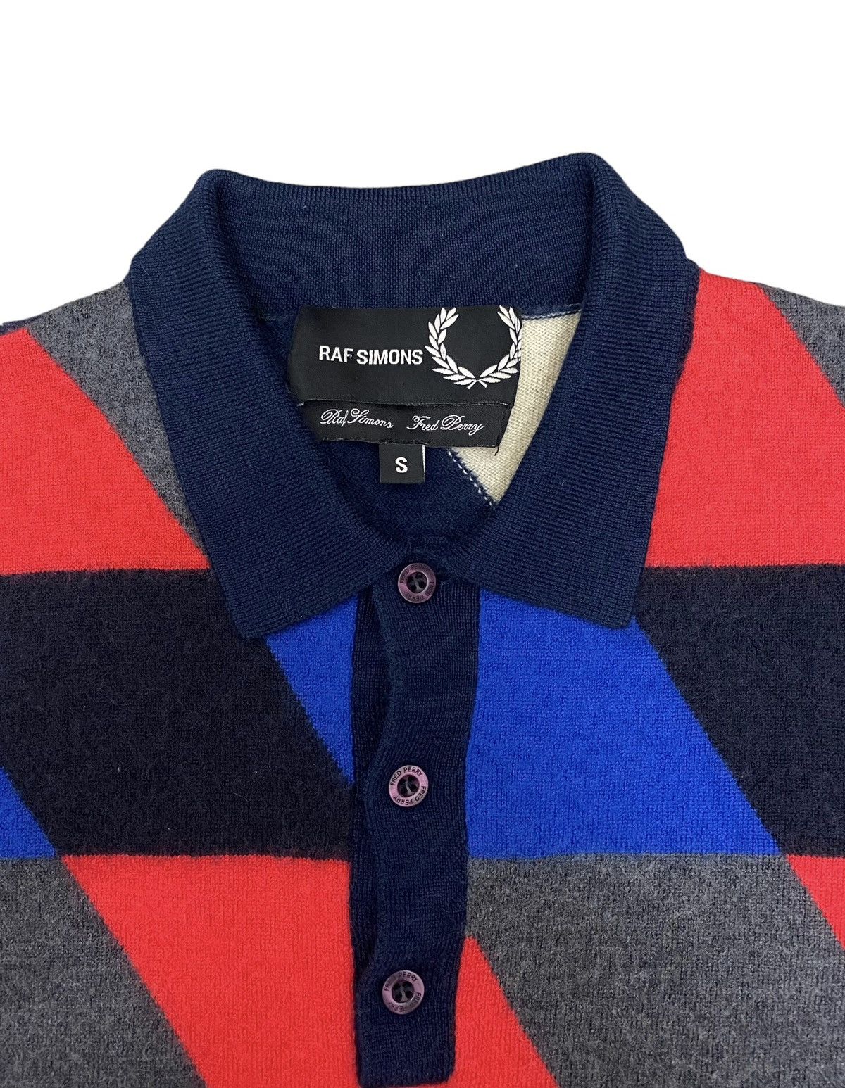 Fred Perry × Raf Simons × Raf by Raf Simons Raf Simons Wool Polo Shirt Size US S / EU 44-46 / 1 - 4 Thumbnail