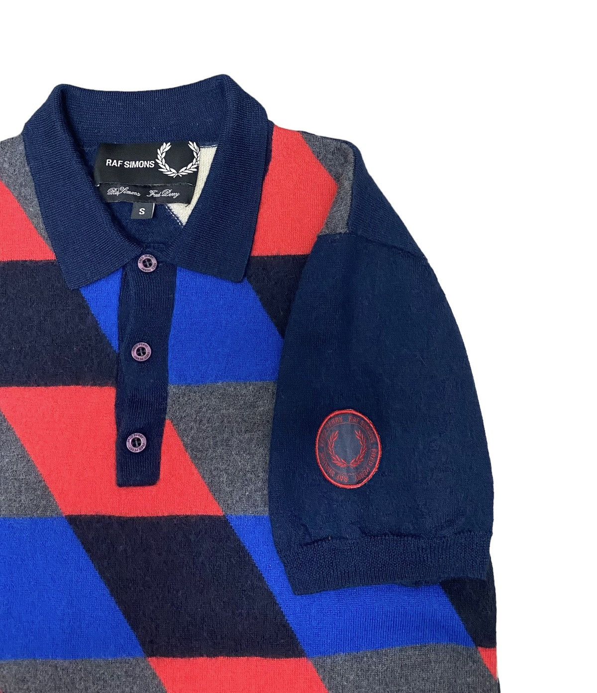 Fred Perry × Raf Simons × Raf by Raf Simons Raf Simons Wool Polo Shirt Size US S / EU 44-46 / 1 - 3 Thumbnail