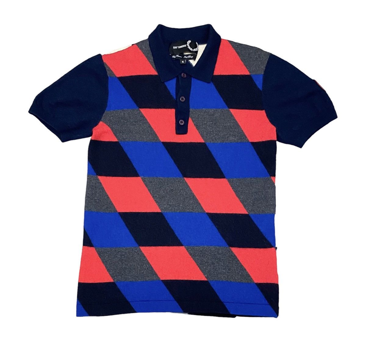 Fred Perry × Raf Simons × Raf by Raf Simons Raf Simons Wool Polo Shirt Size US S / EU 44-46 / 1 - 1 Thumbnail