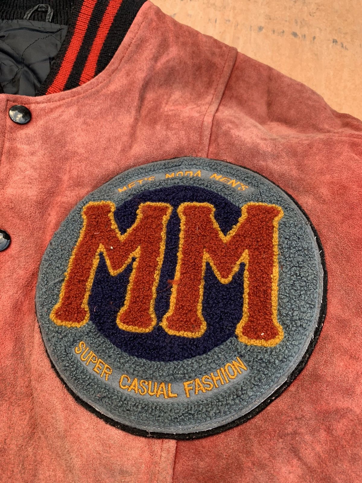 Japanese Brand Vintage Takeo Moda Leather Letterman Varsity Jacket Size US M / EU 48-50 / 2 - 3 Thumbnail